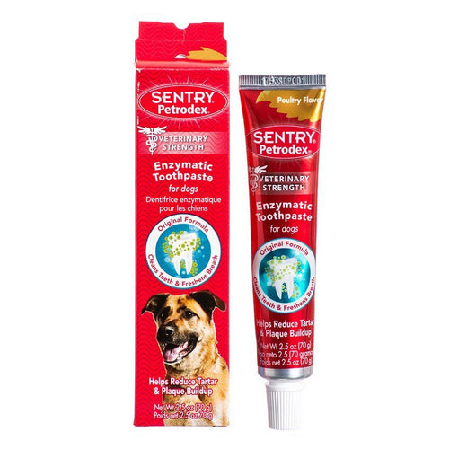 Petrodex Enzymatic Poultry Flavor Toothpaste for Dogs, 2.5 oz size
