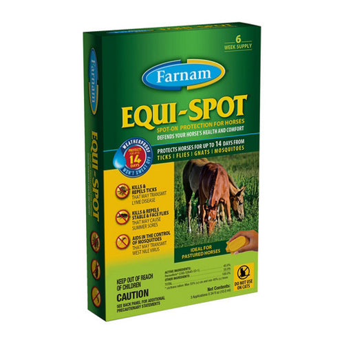 Farnam Equi-Spot Spot-On Protection for Horses, 0.34 fl. oz. application #0.34 fl. oz.