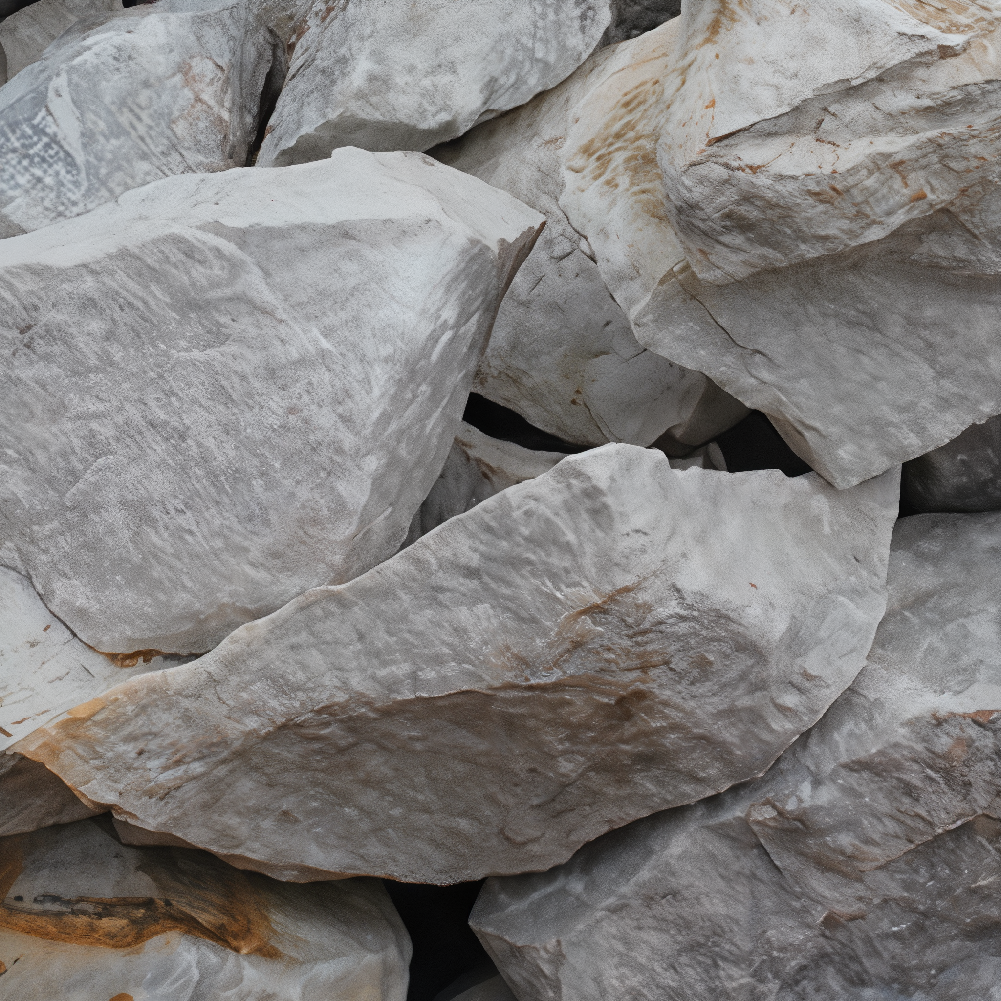 White Marble Boulders