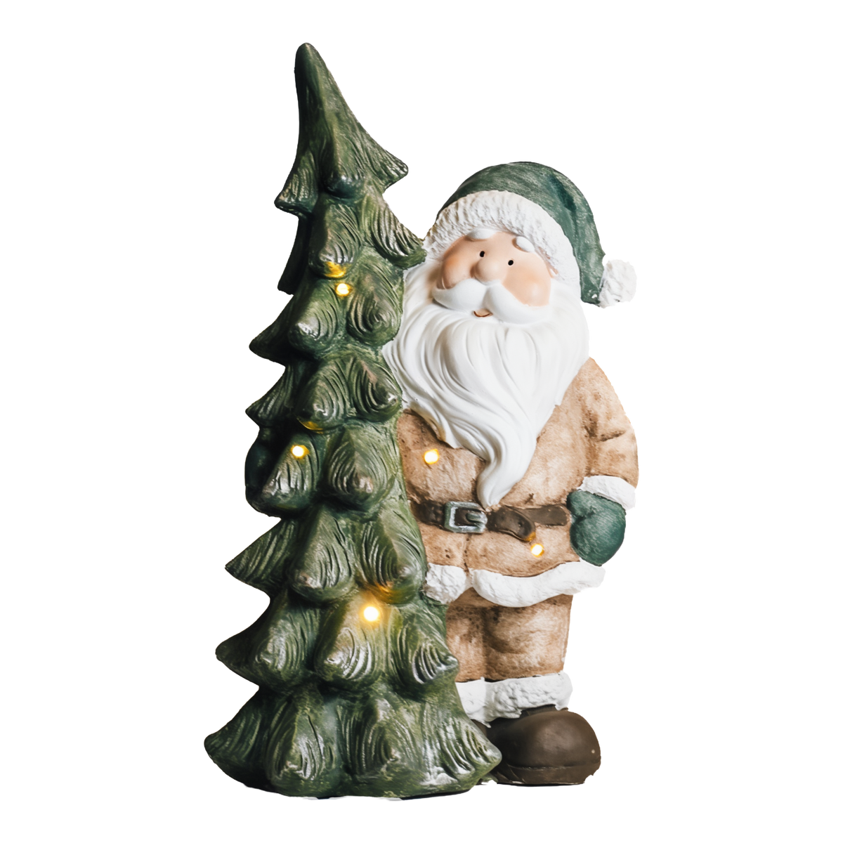 A Cheerful Giver Santa with Tree -- product image