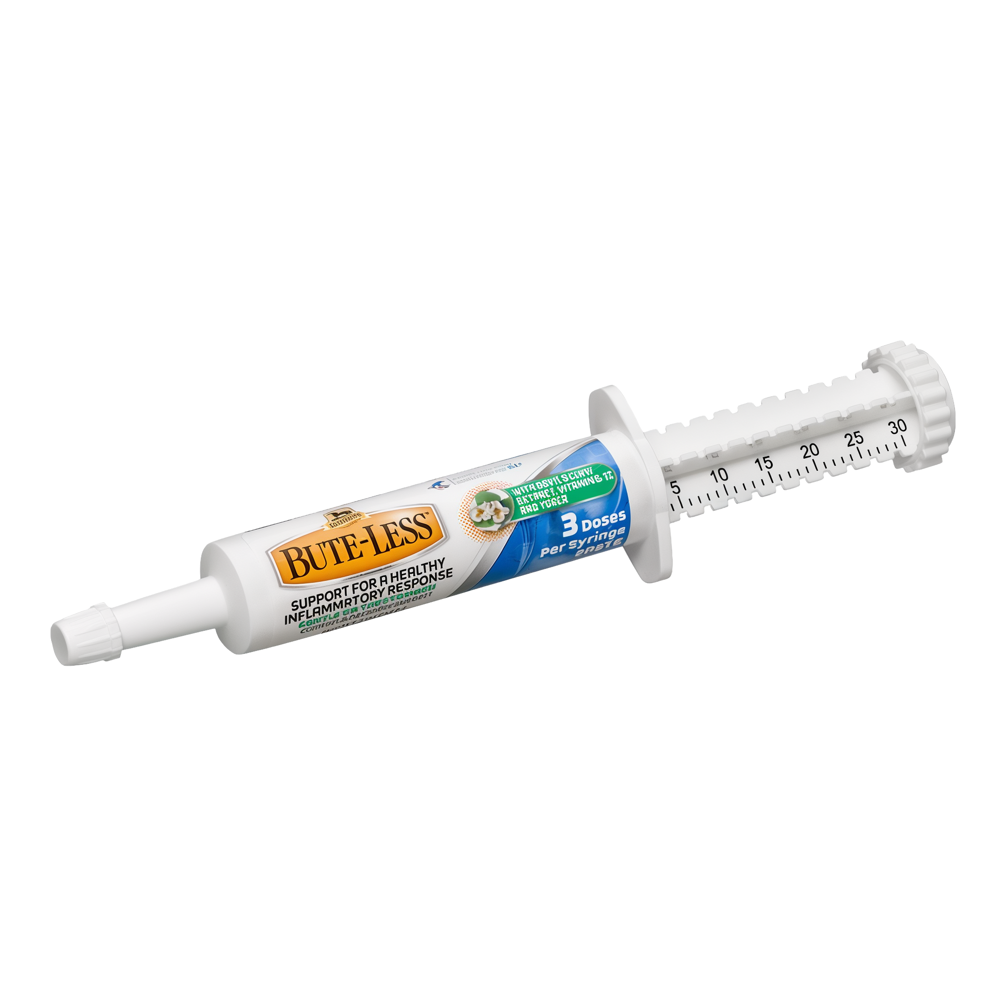 Absorbine Bute-Less comfort and recovery paste, 30 gram dial-a-dose syringe