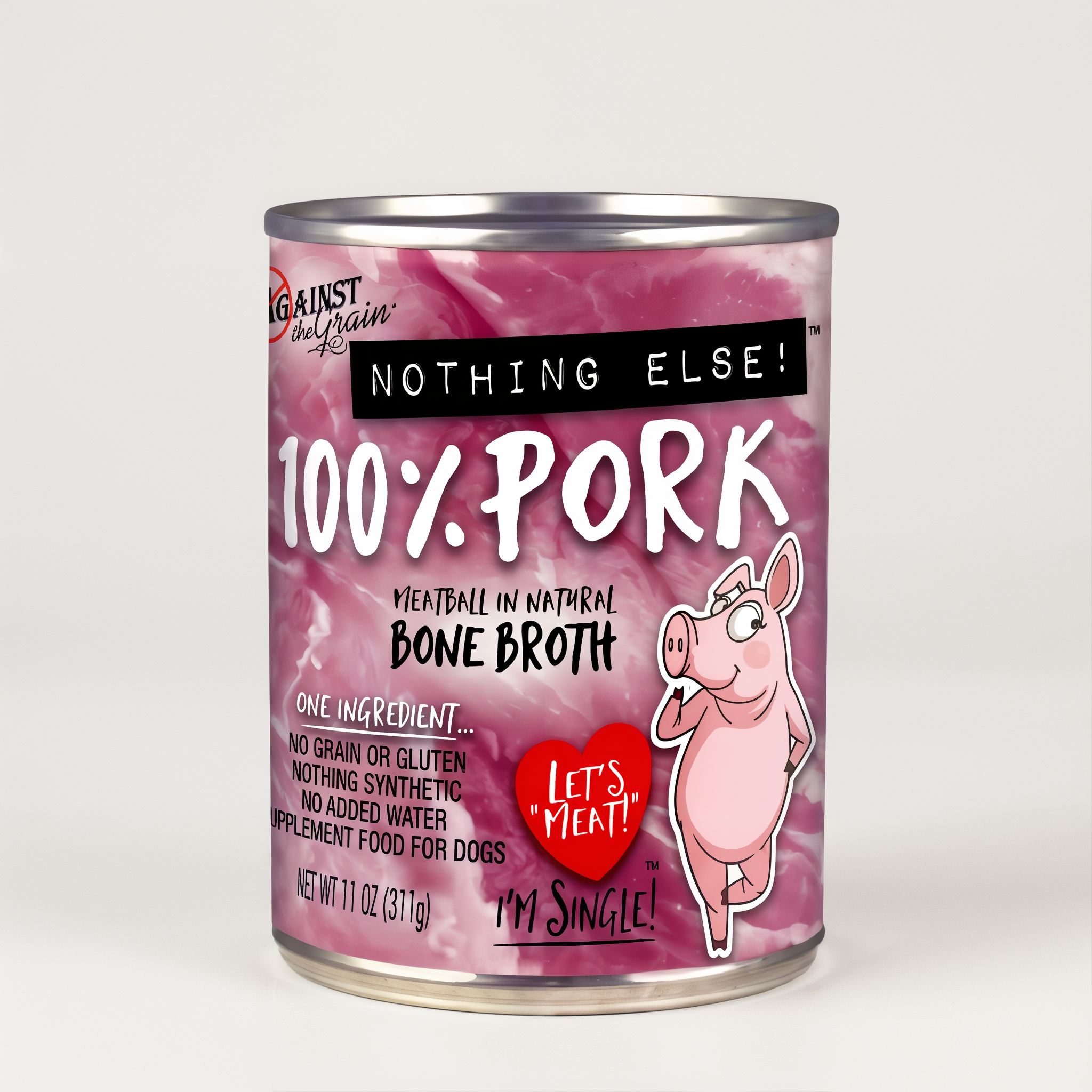 Against the Grain Nothing Else One Ingredient Pork Dog Food