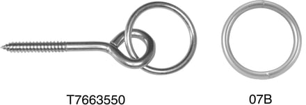 Campbell Zinc-Plated Steel Welded Ring