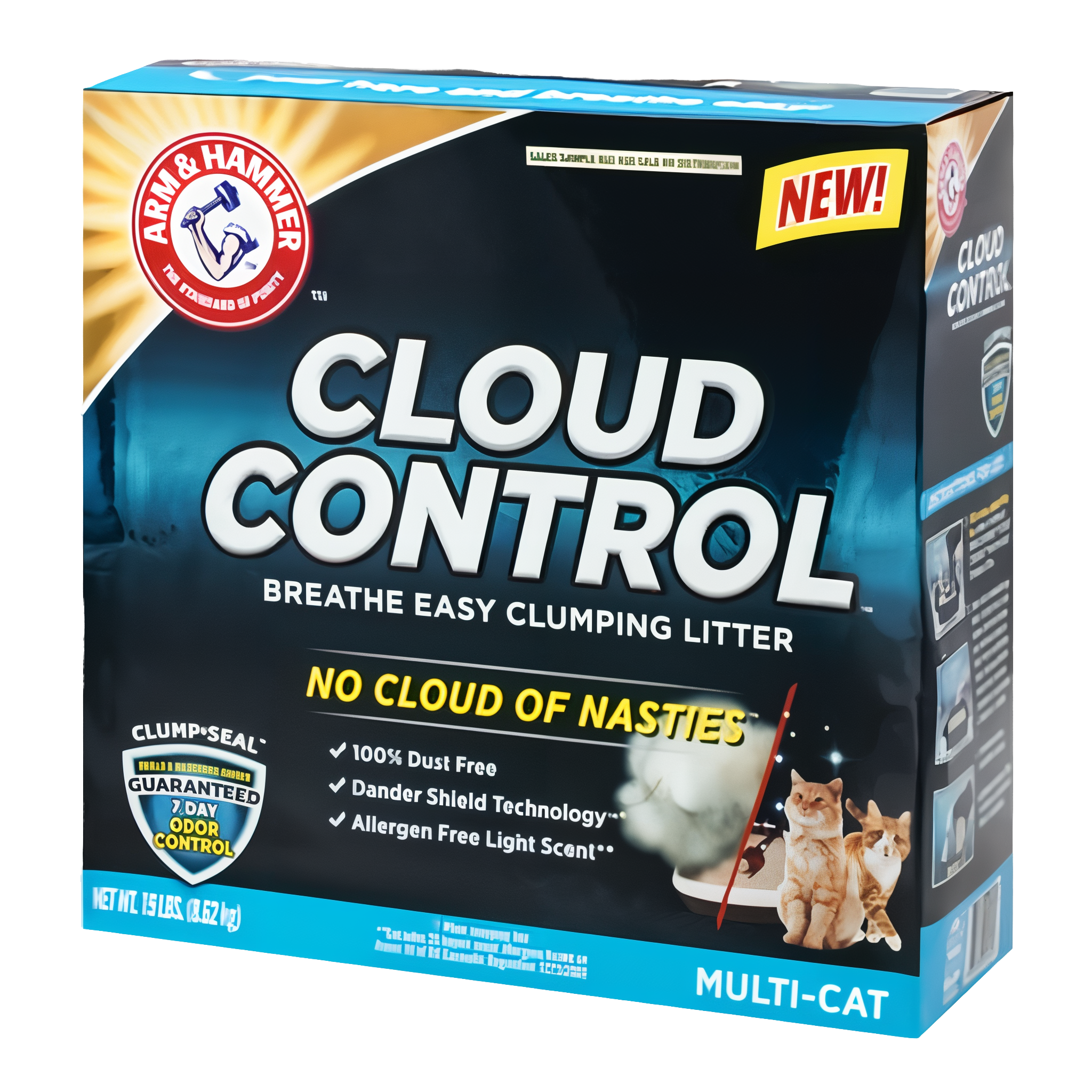 Arm & Hammer Breathe Easy Cloud Control Clumping Cat Litter