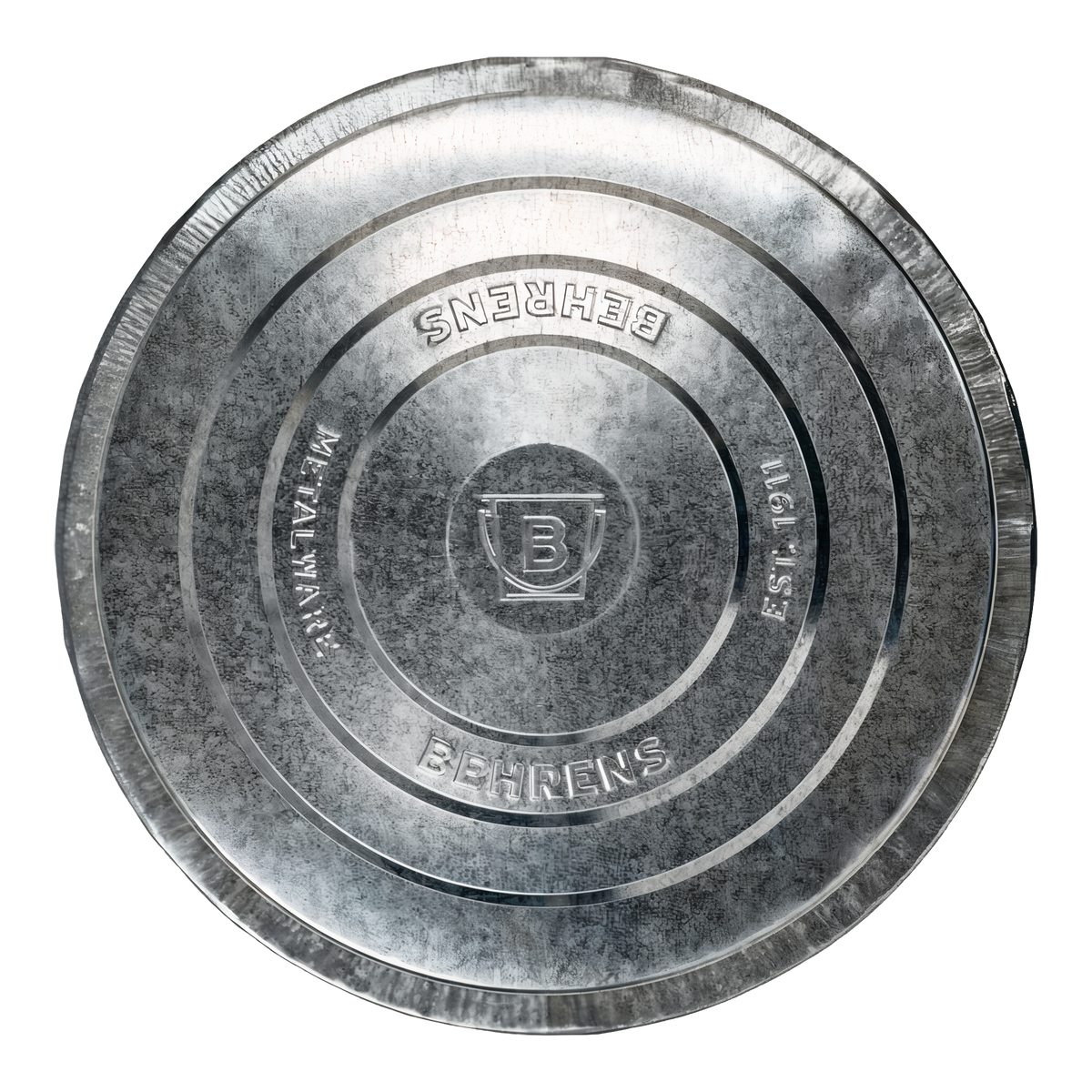 Behrens 10 Gallon Galvanized Steel Can with Locking Lid -- detail