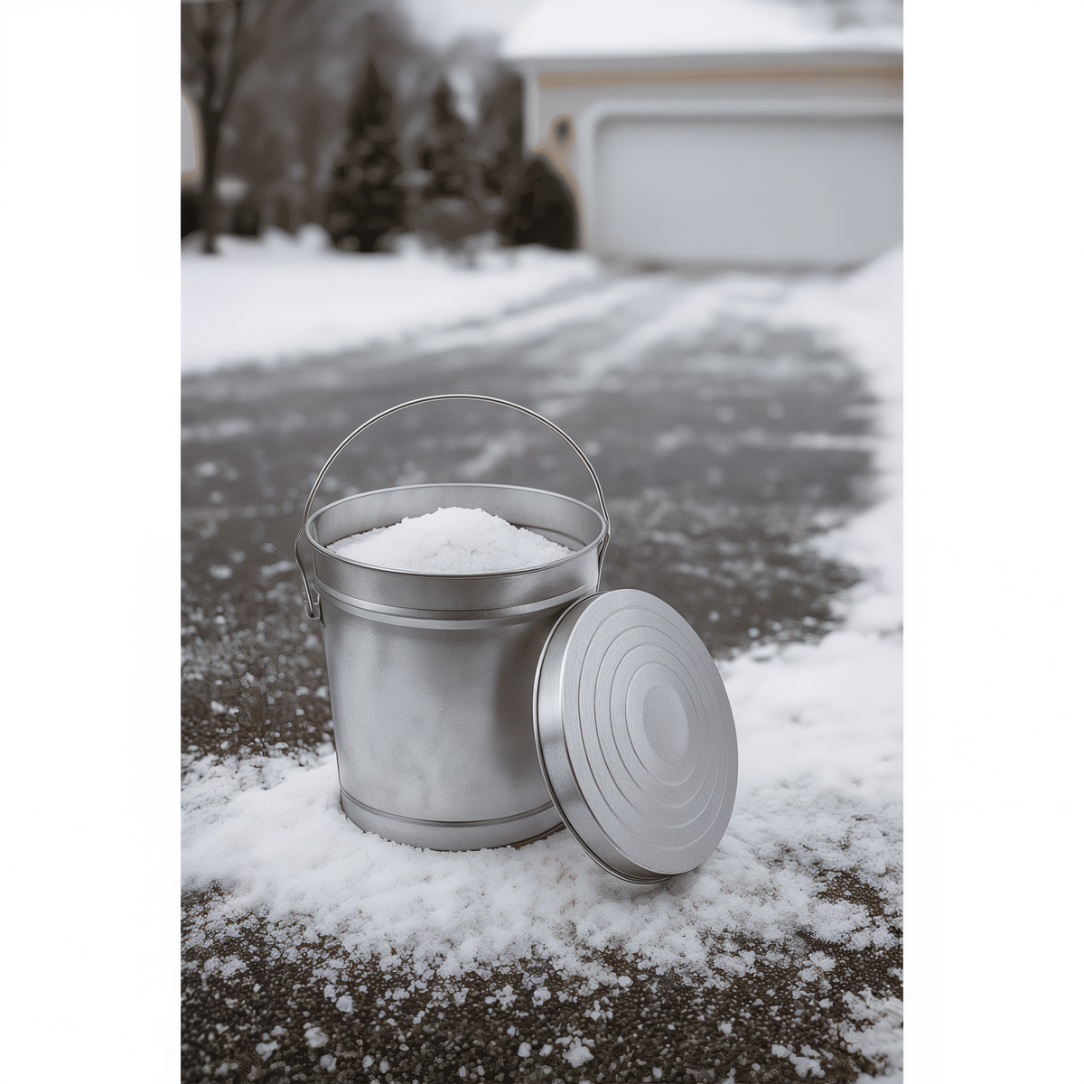 Behrens 10 Gallon Galvanized Steel Can with Locking Lid -- lifestyle