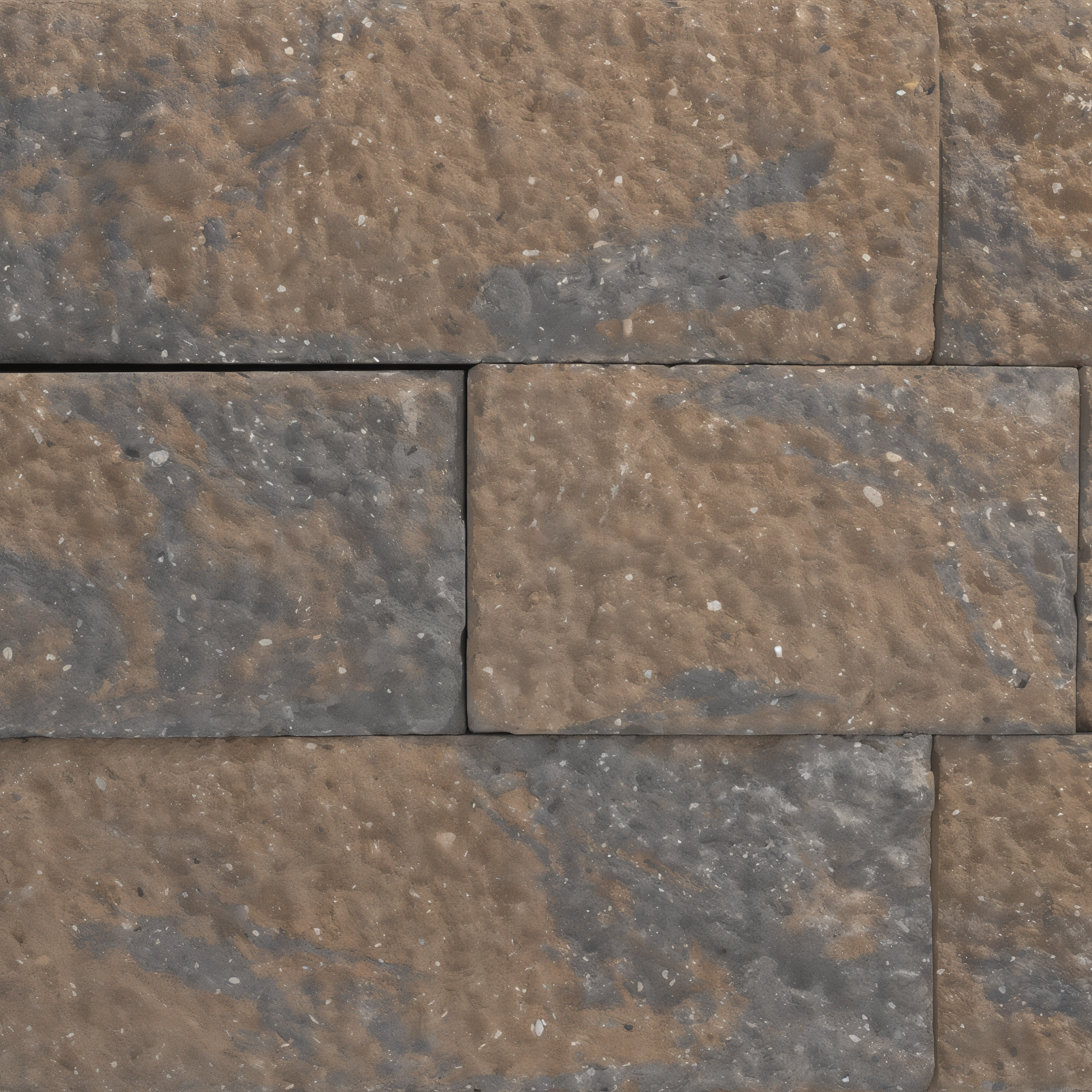 Belgard Curbstone rustic concrete curbing units in Dakota Blend brown-grey