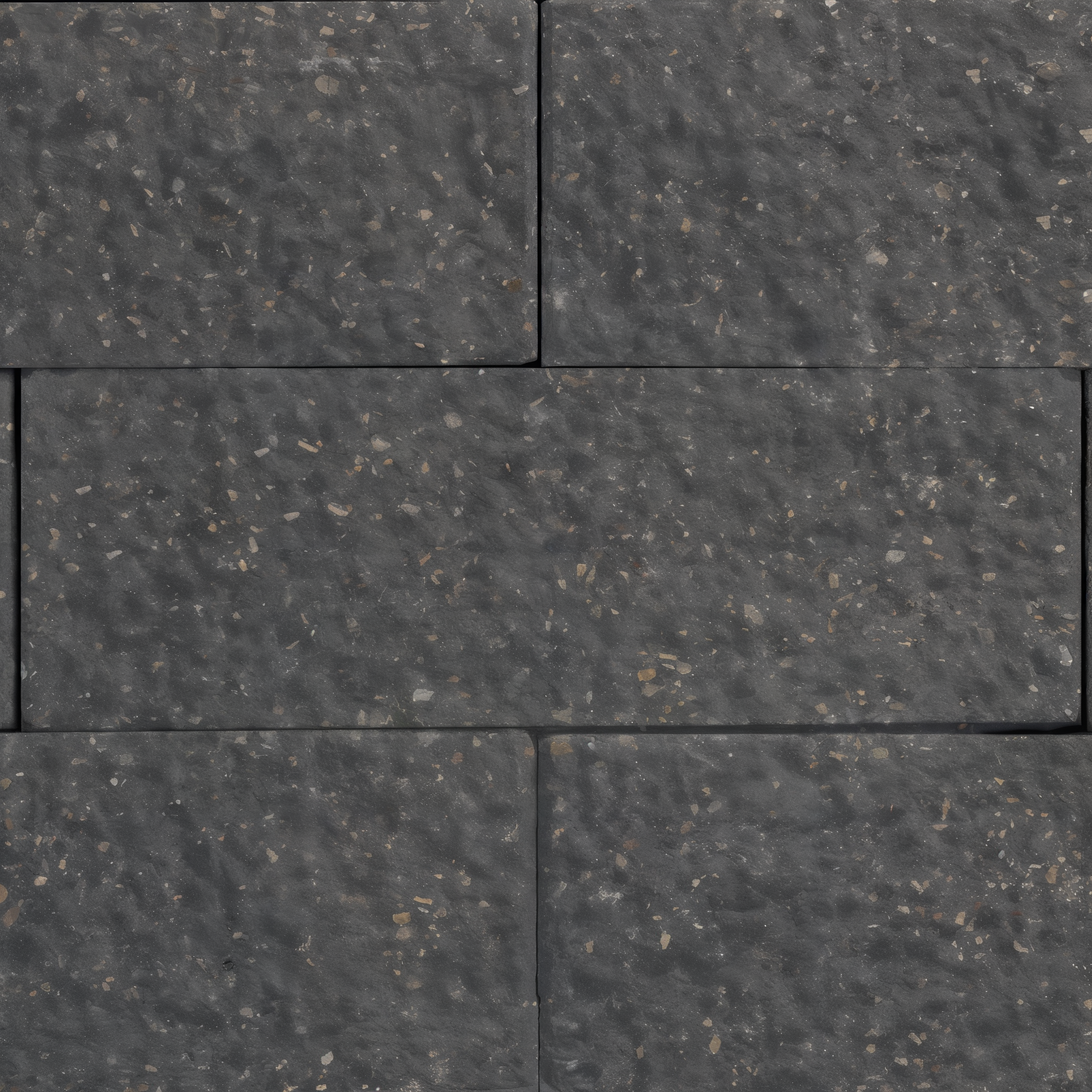 Belgard Curbstone rustic concrete curbing units in Midnight charcoal