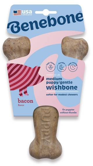 Benebone Puppy Wishbone Dog Chew Toy