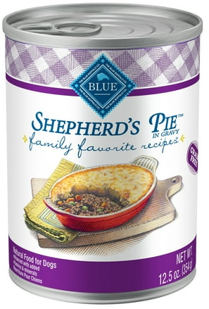 Blue Buffalo Family Favorite Recipes Beef In Gravy Wet Dog Food