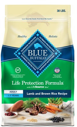Blue Buffalo Life Protection Formula Natural Adult Dry Dog Food with Lamb and Brown Rice