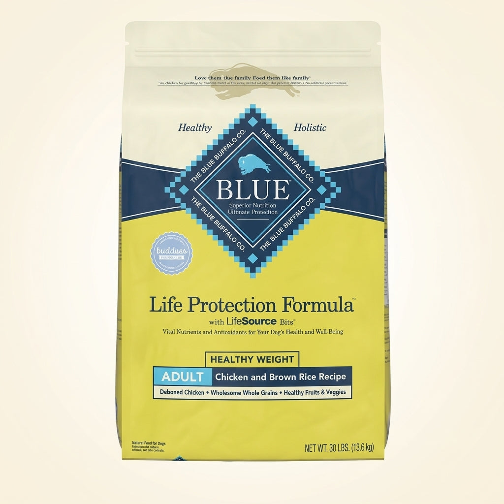 Blue Buffalo Life Protection Formula Natural Adult Healthy Weight Dry Dog Food with Chicken and Brown Rice