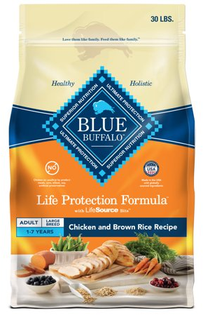 Blue Buffalo Life Protection Formula Natural Adult Large Breed Dry Dog Food with Chicken and Brown Rice