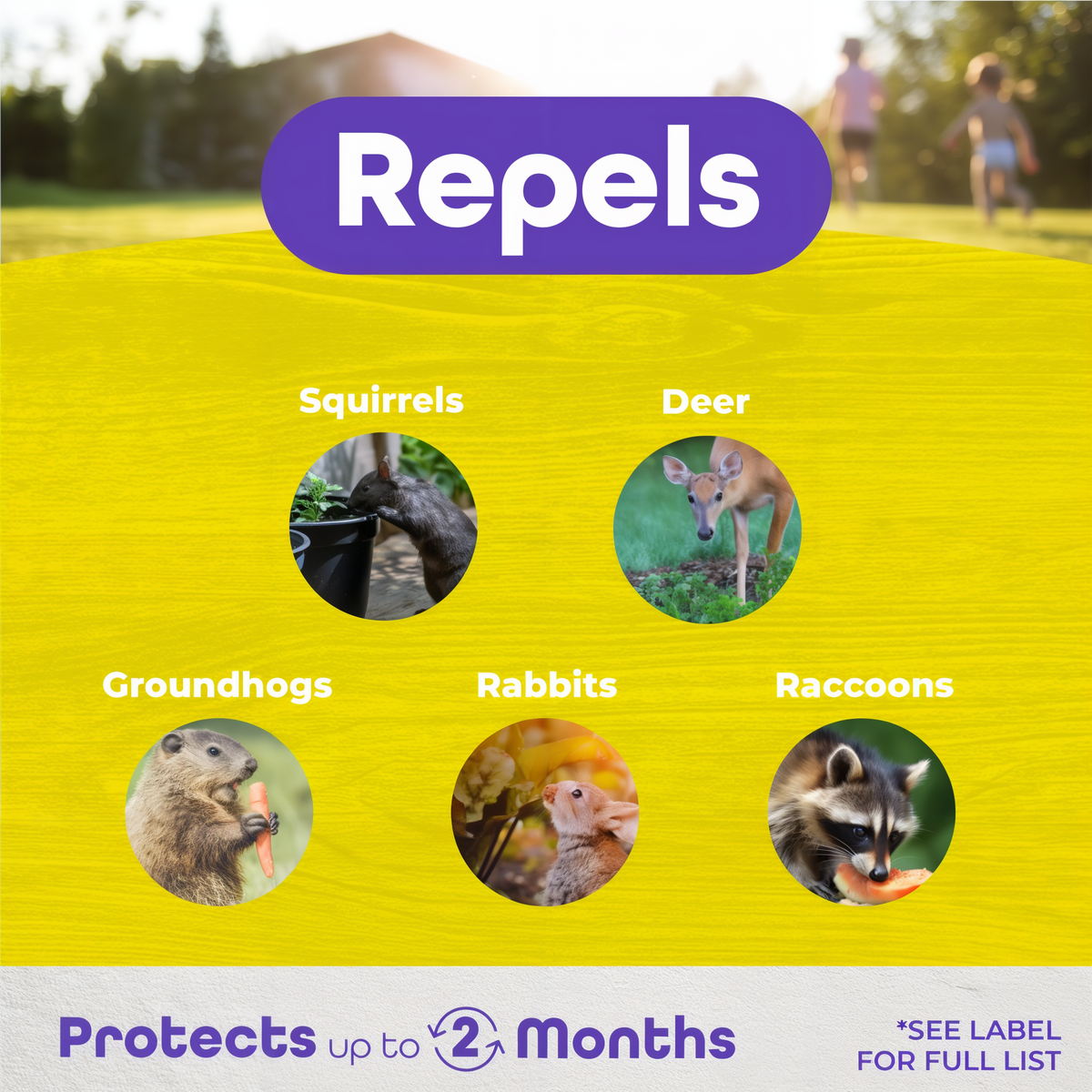 Bonide Repels-All Animal Repellent Granules 3 lb -- diagram