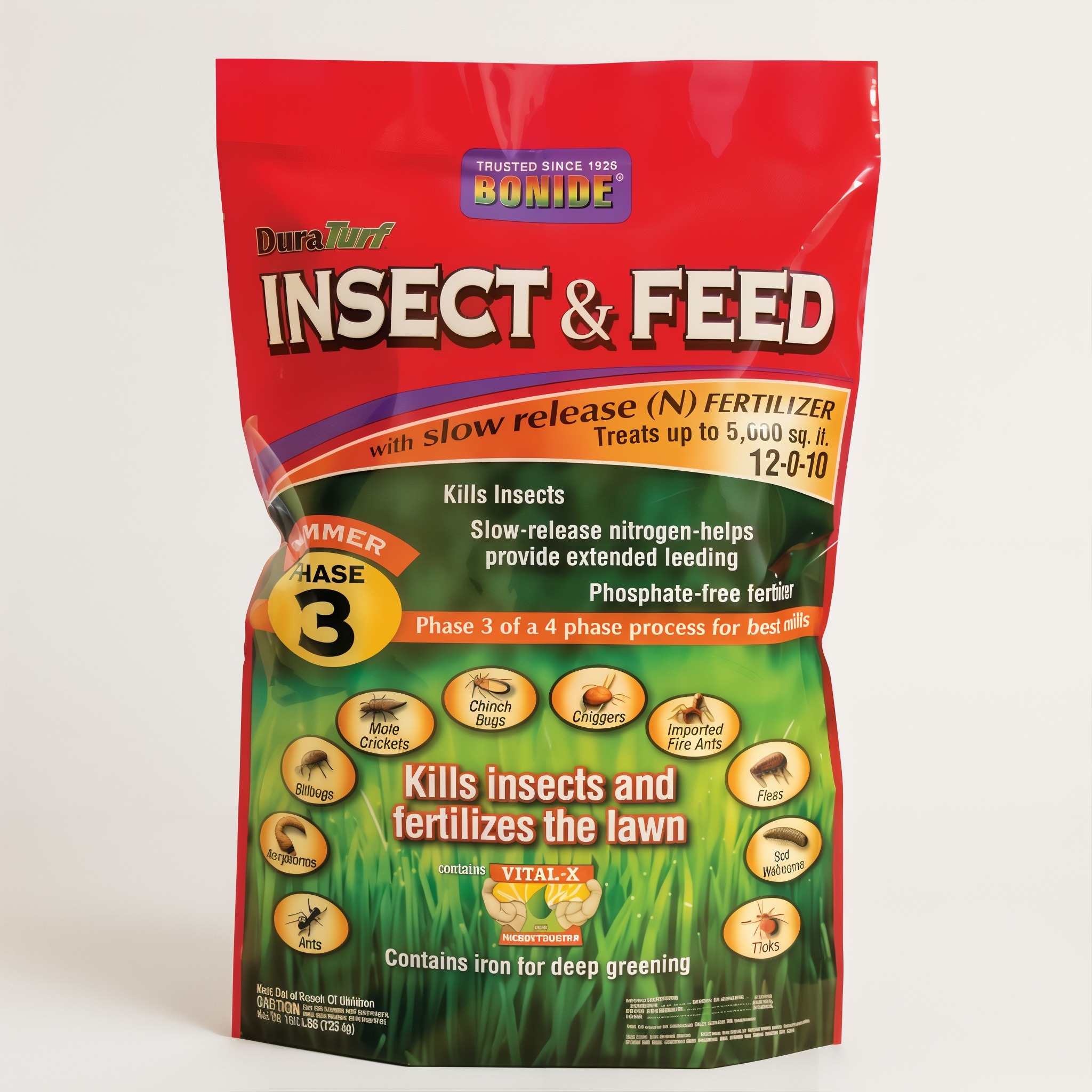 Bonide DuraTurf Insect and Grub Control Lawn Fertilizer