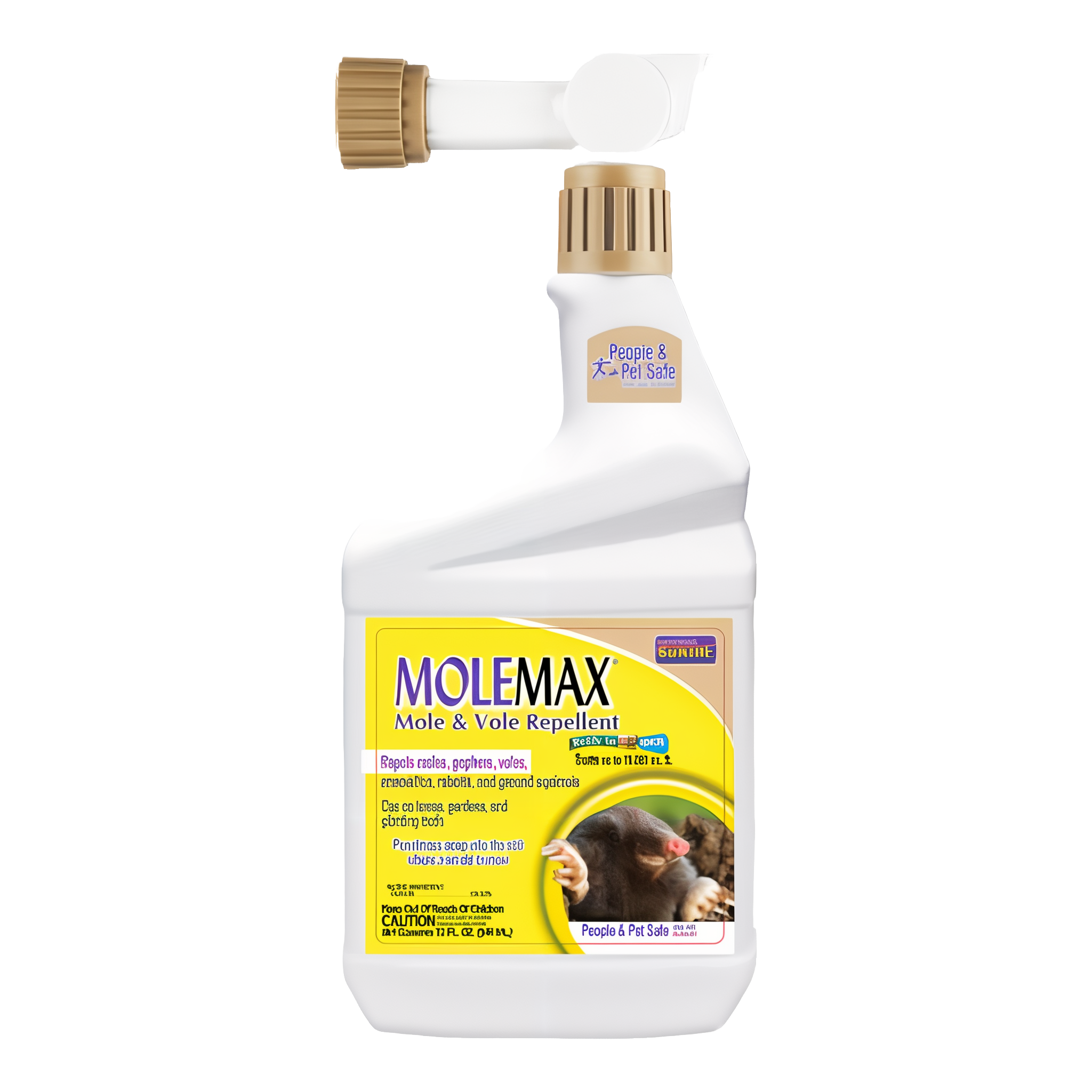 Bonide MoleMax Ready to Spray Outdoor Mole and Vole Repelling Spray