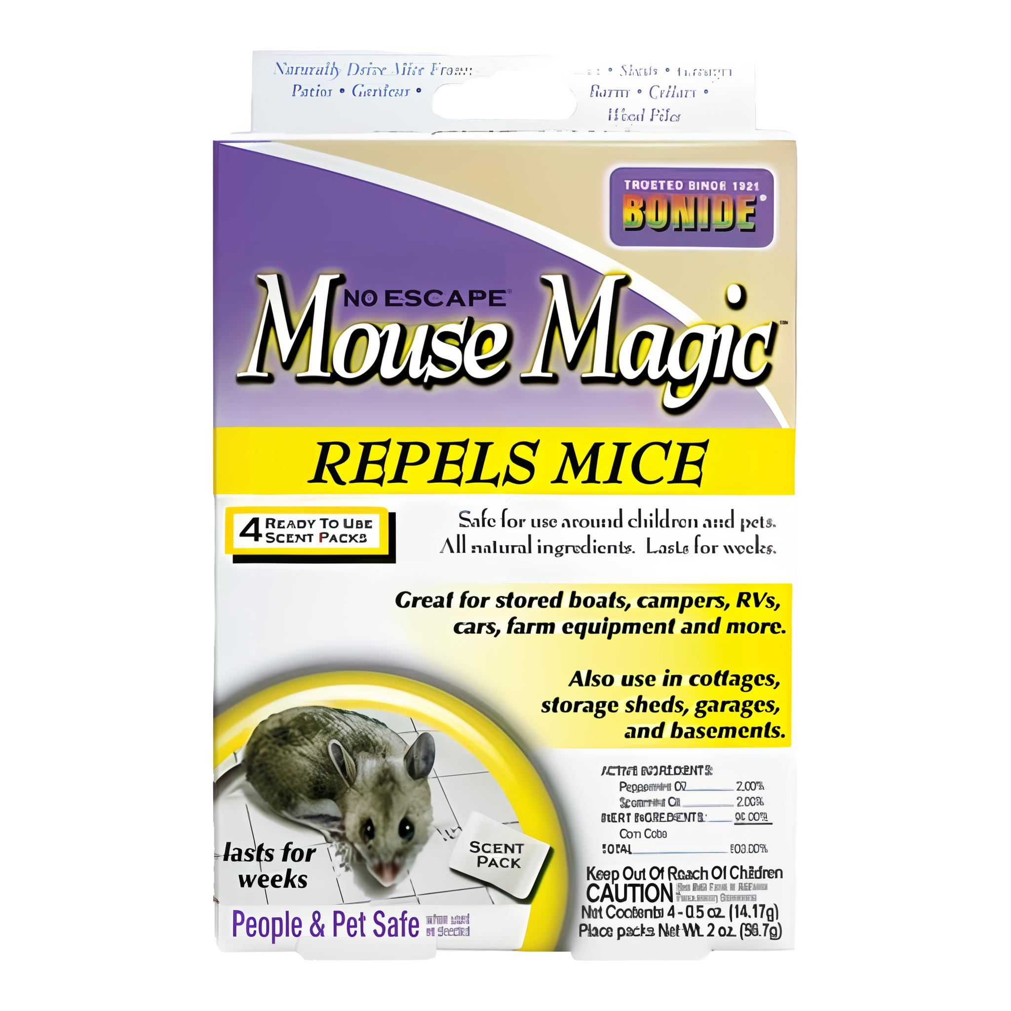 Bonide Mouse Magic Ready-to-Use Scent Packs