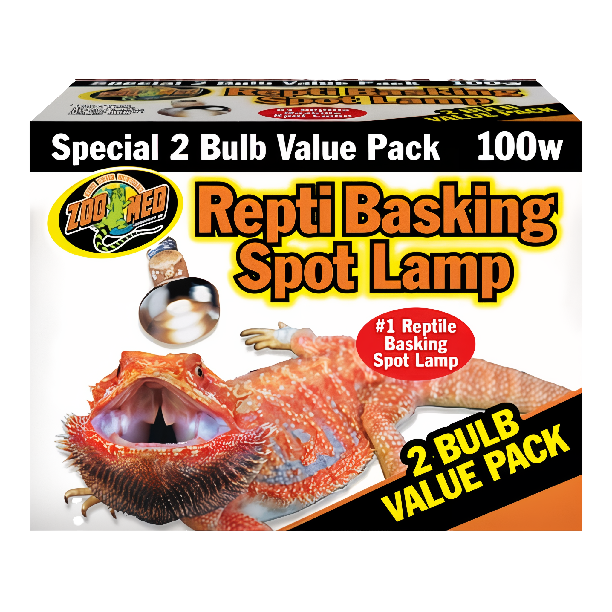 Zoo Med Repti Basking Spot Lamp, 100-watt bulb close-up