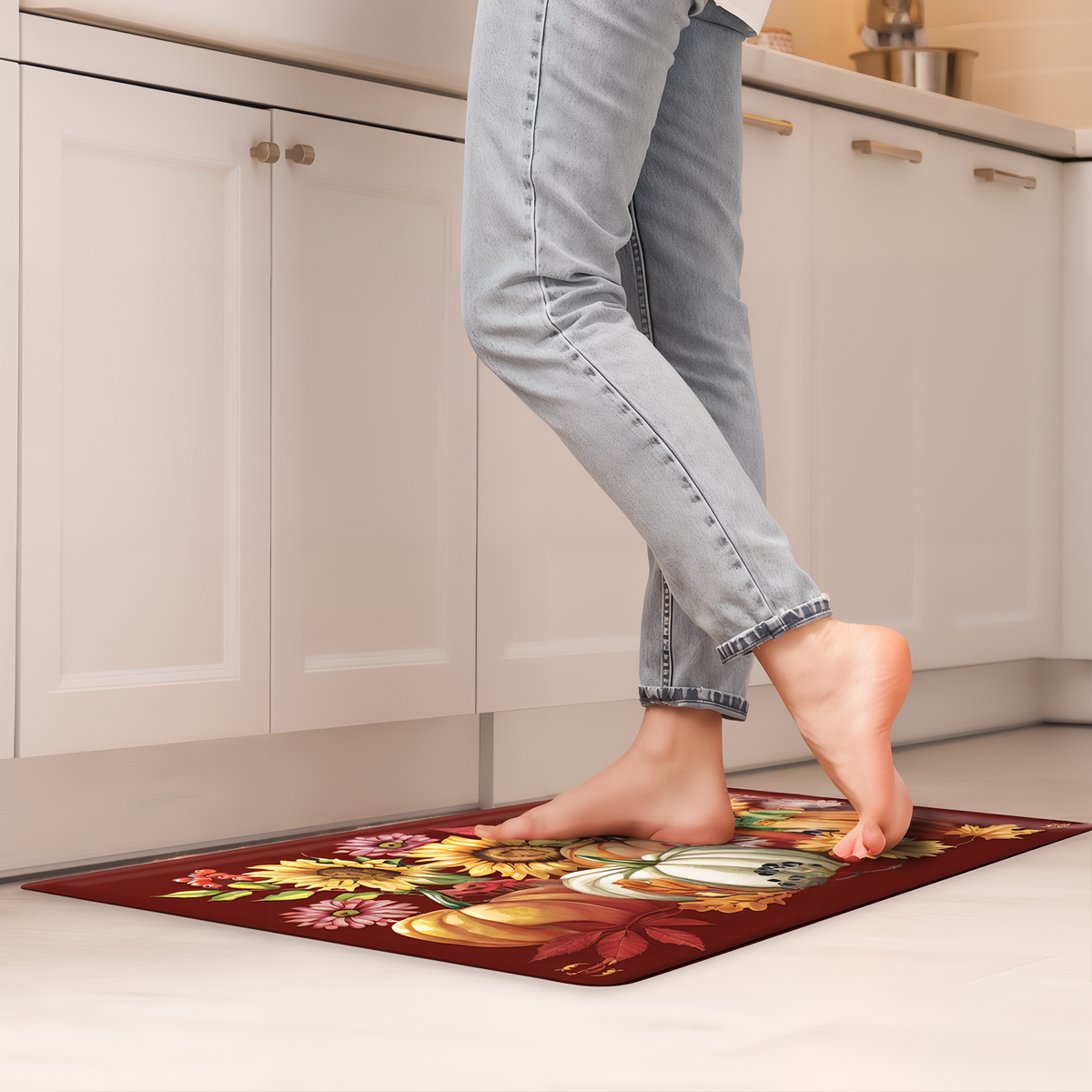 Briarwood Lane Fall Beauty Comfort Mat -- shown in a kitchen