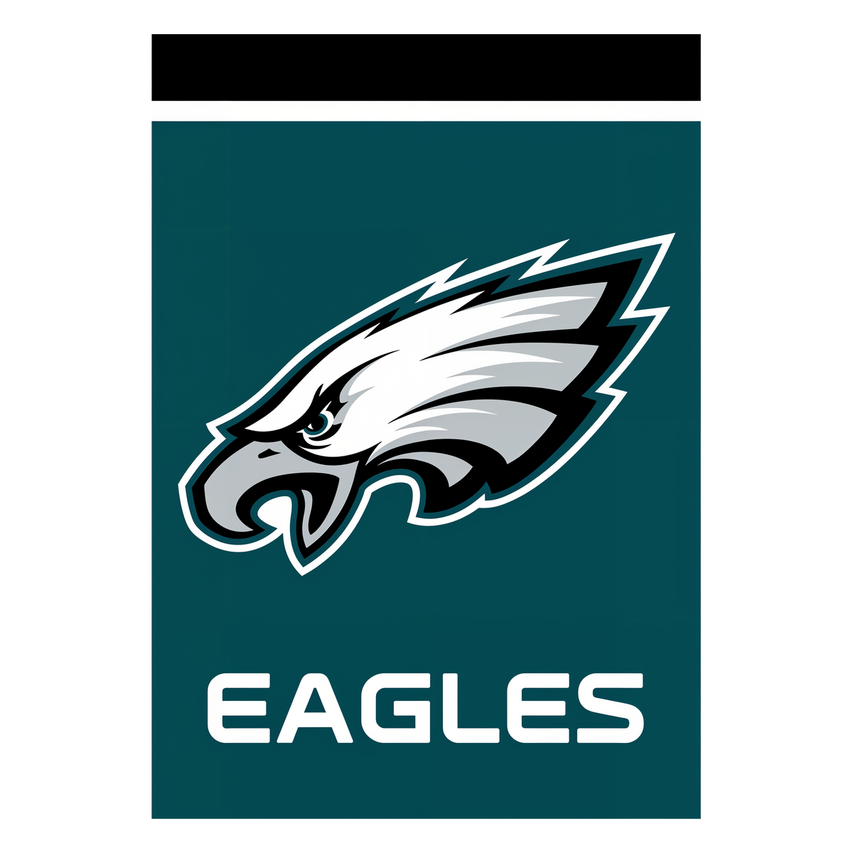 Briarwood Lane Philadelphia Eagles NFL Licensed House Flag -- artwork detail view