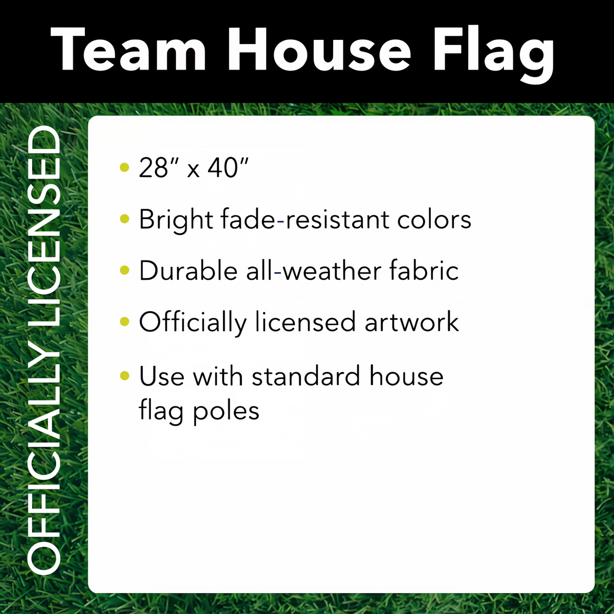 Briarwood Lane Philadelphia Eagles NFL Licensed House Flag -- detail view