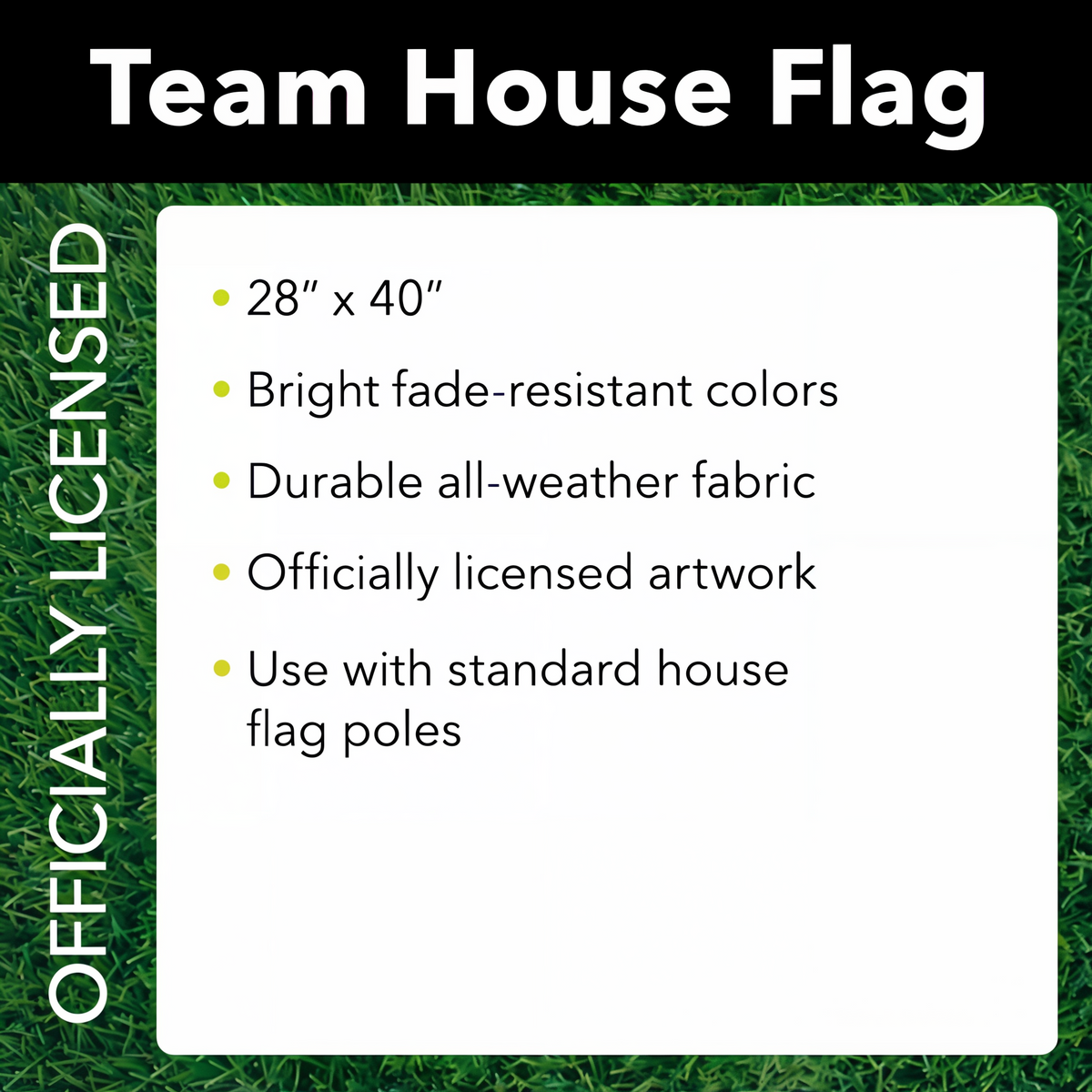 Briarwood Lane Philadelphia Eagles Slogan NFL Licensed House Flag -- detail view