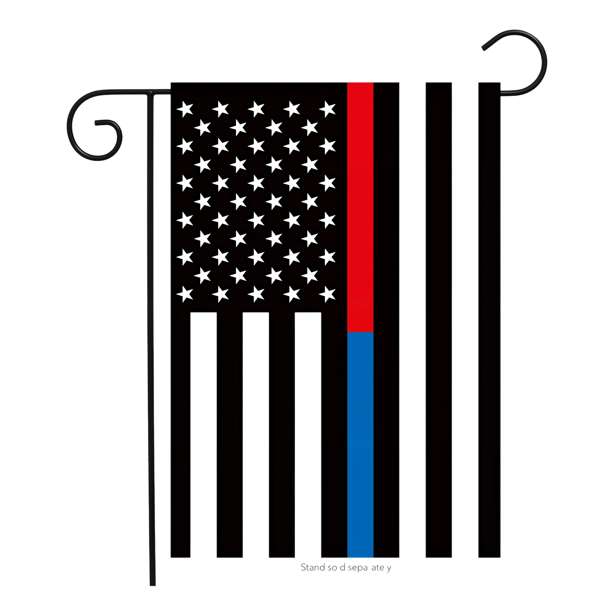 Briarwood Lane Thin Blue & Red Line Garden Flag -- 12
