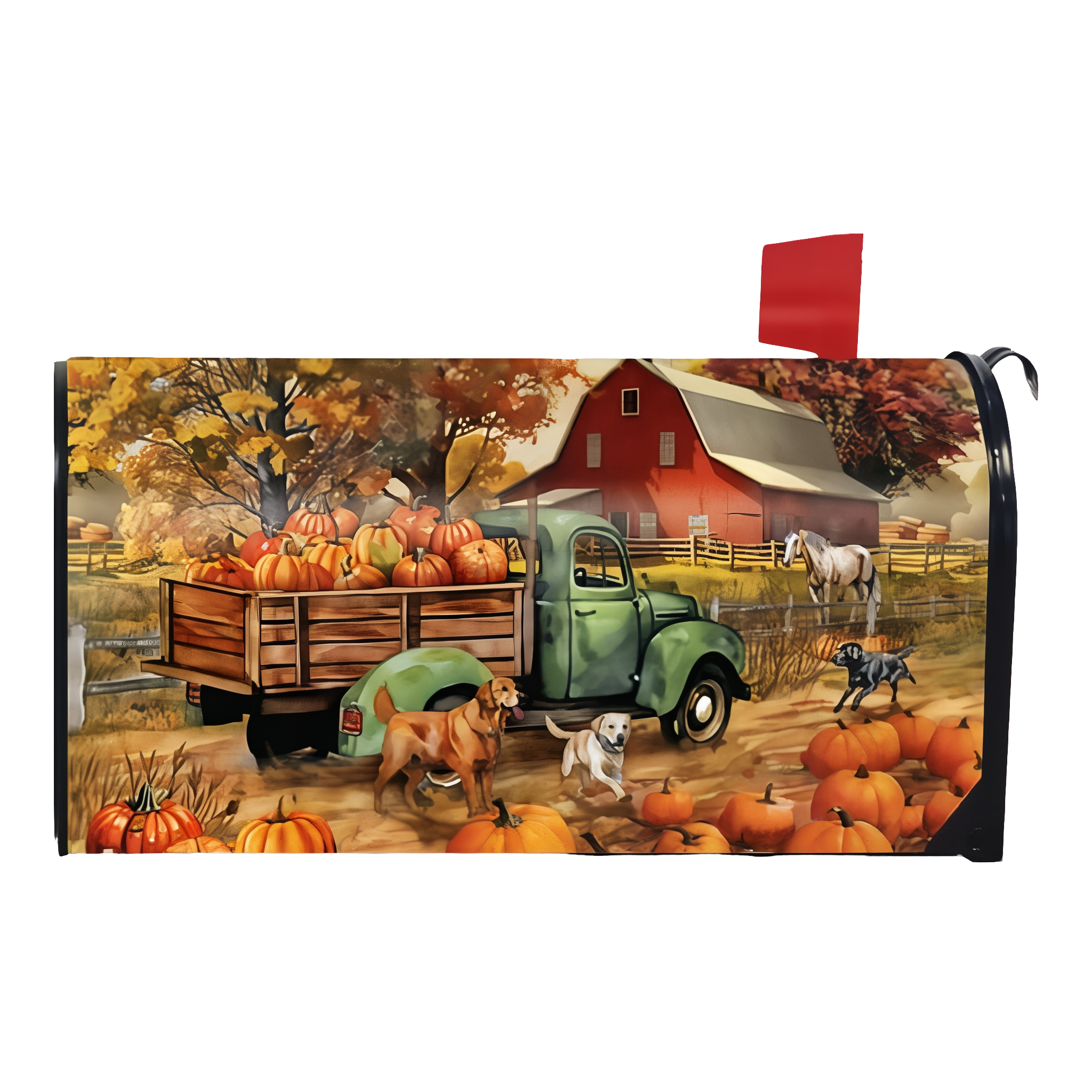 Briarwood Lane Autumn Farm Mailbox Cover