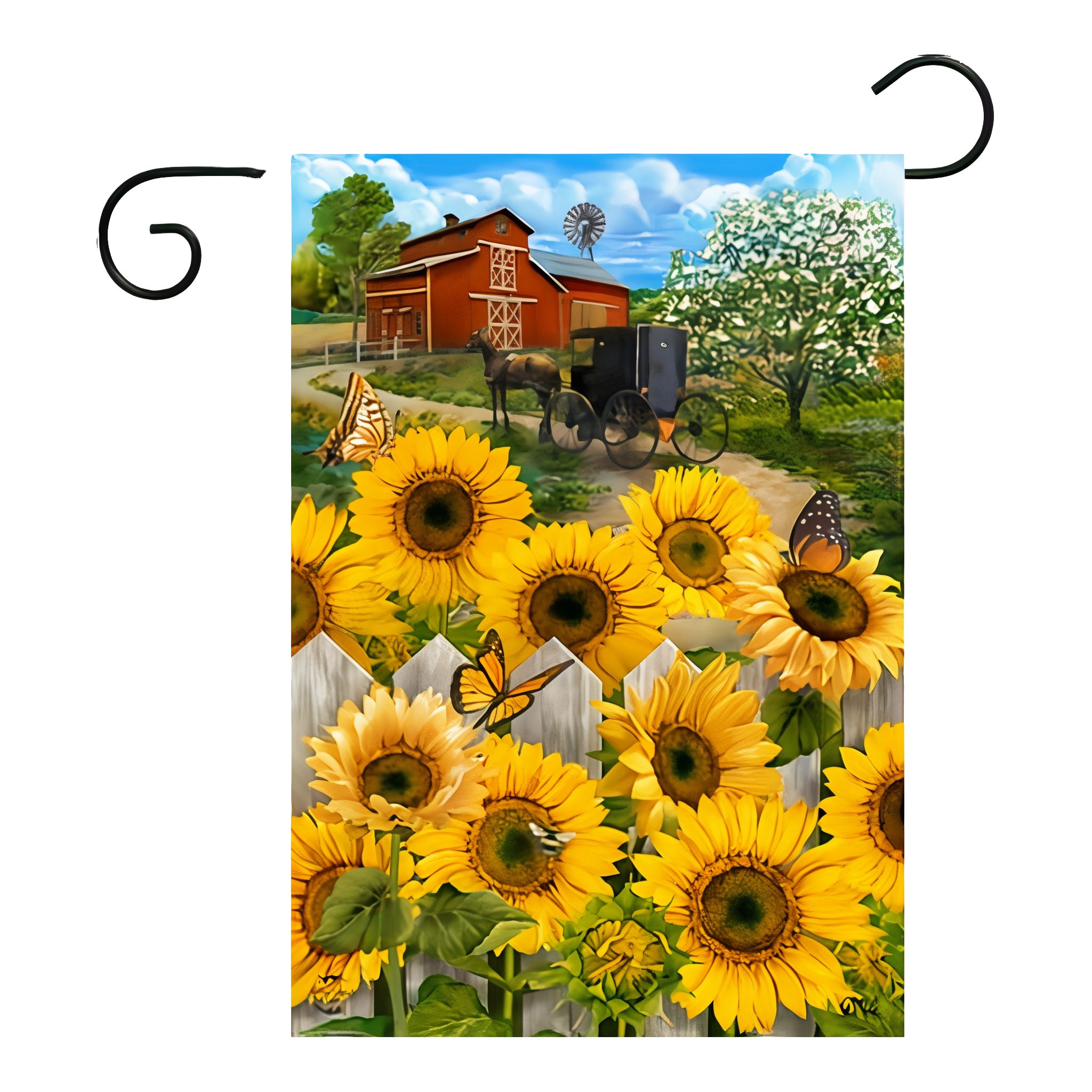 Briarwood Lane Country Sunflowers Summer Garden Flag