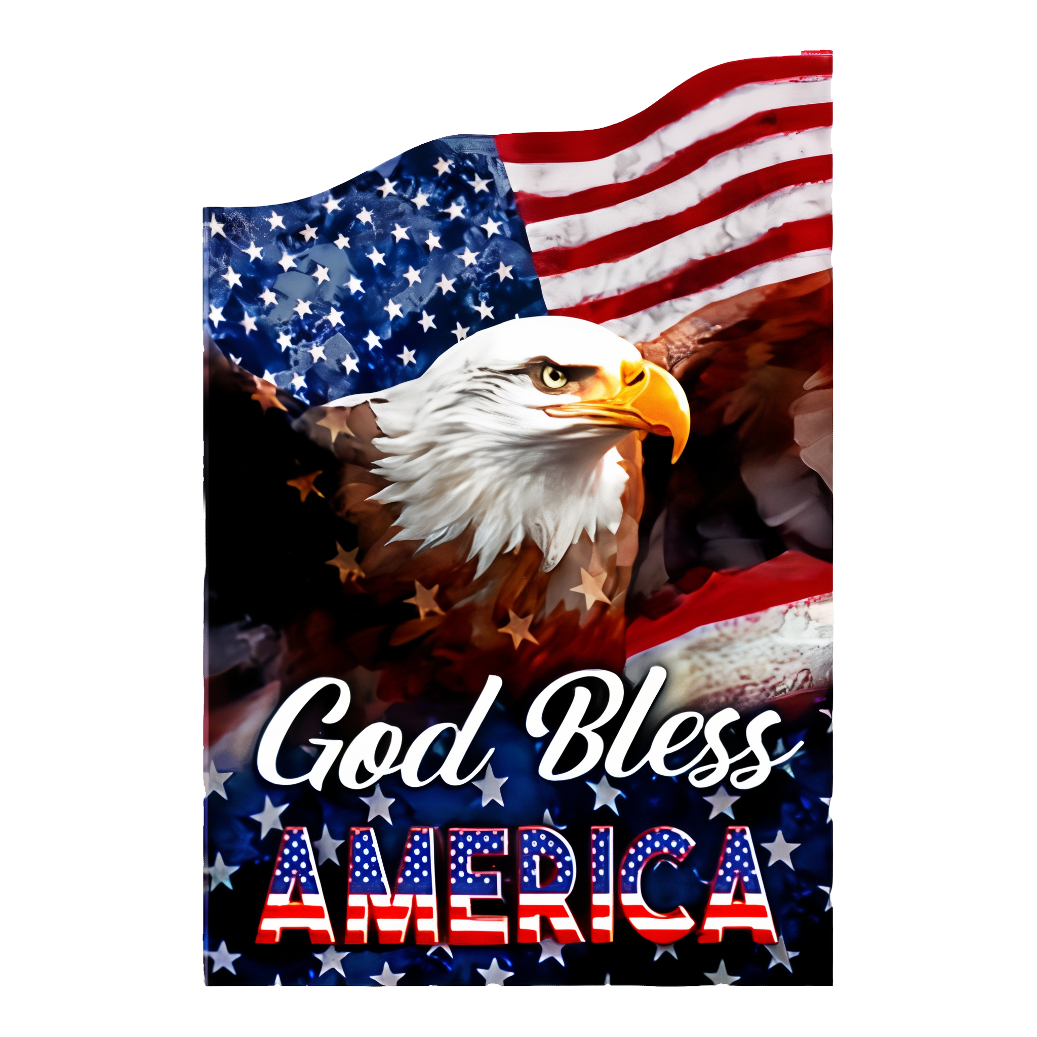 Briarwood Lane God Bless American Eagle Metal Art