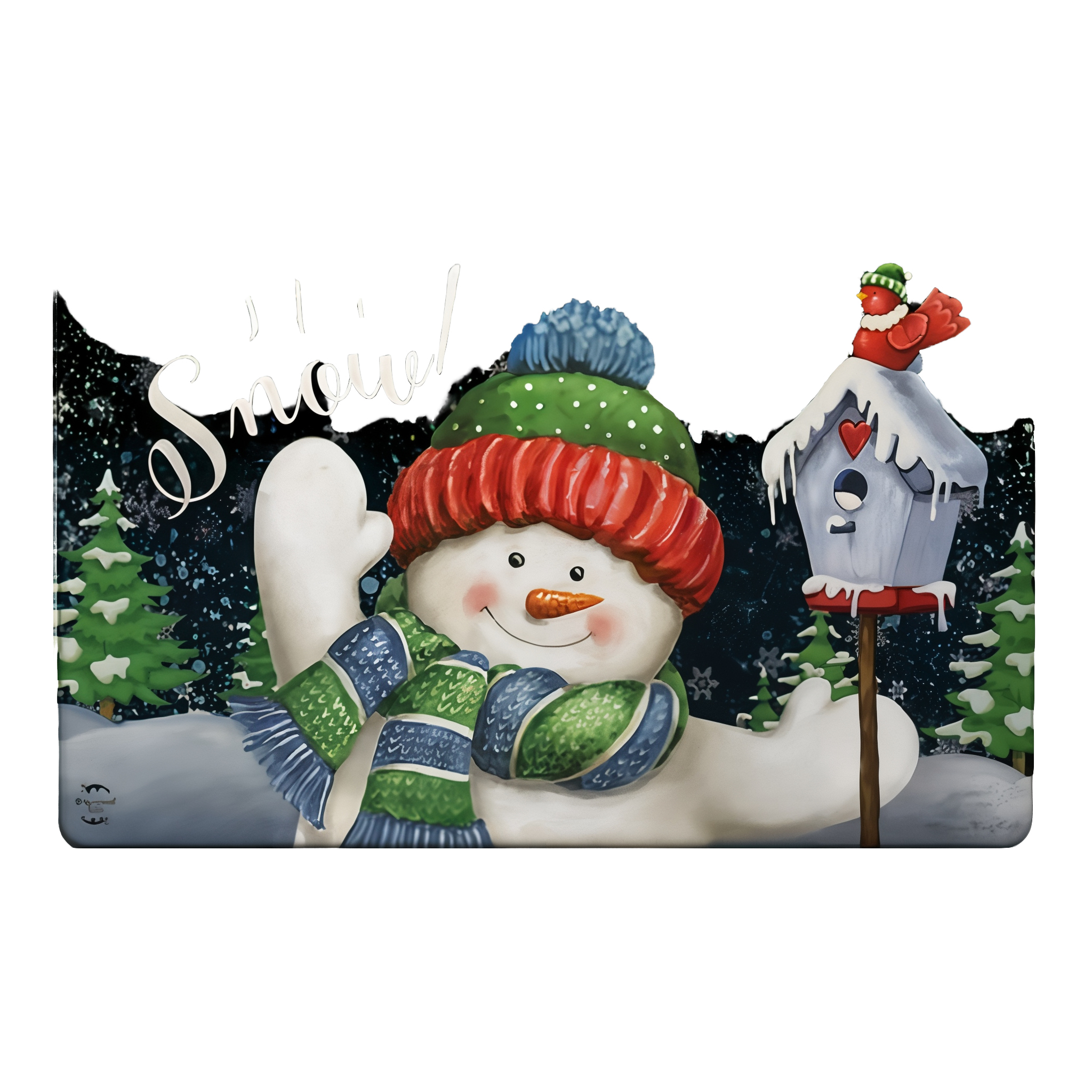Briarwood Lane Snowtime Snowman Comfort Mat