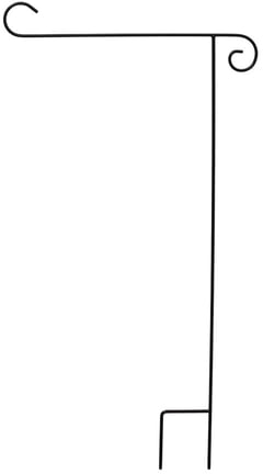 Briarwood Lane Wrought Iron Garden Flag Stand