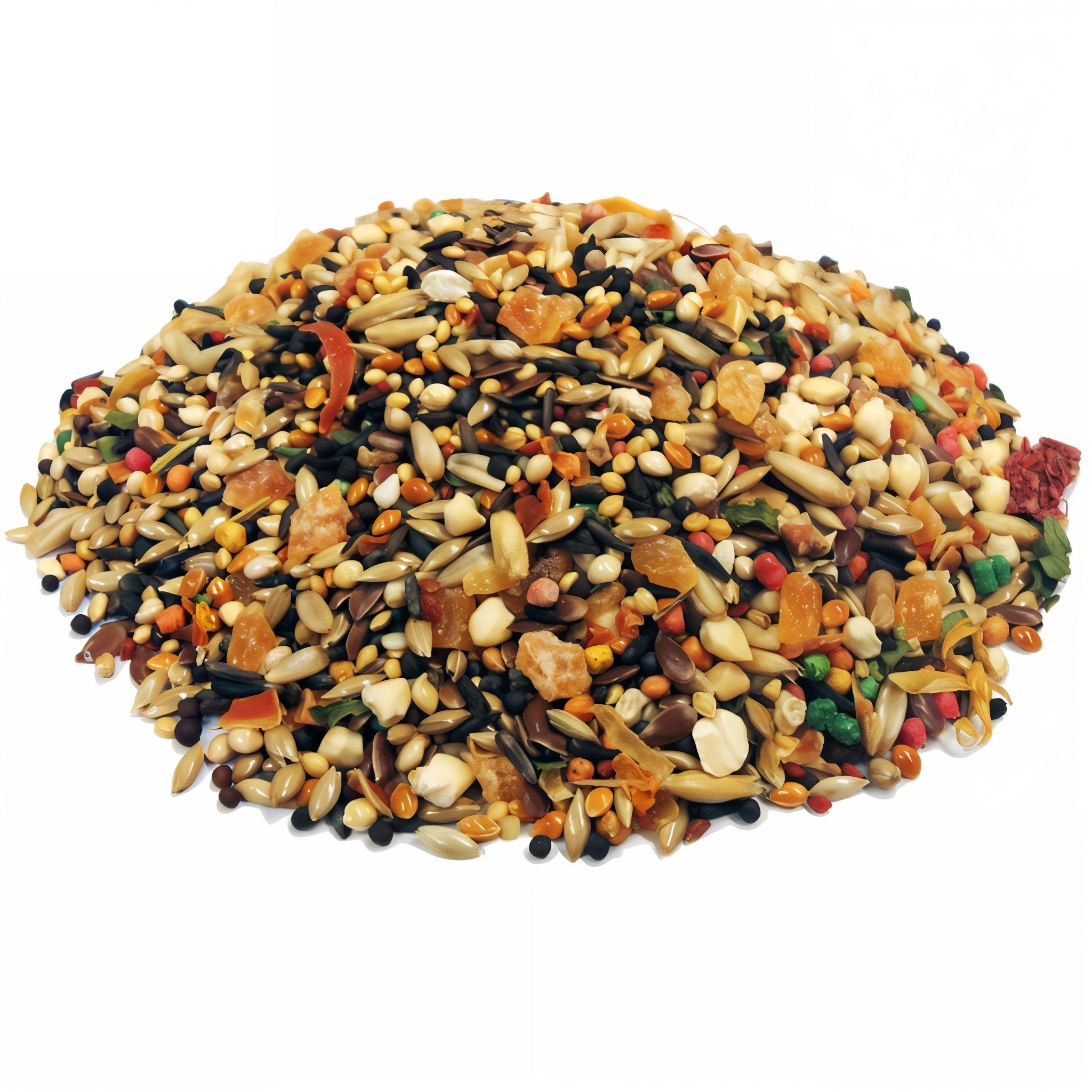 Closeup of the Tropical Carnival Canary & Finch Food blend