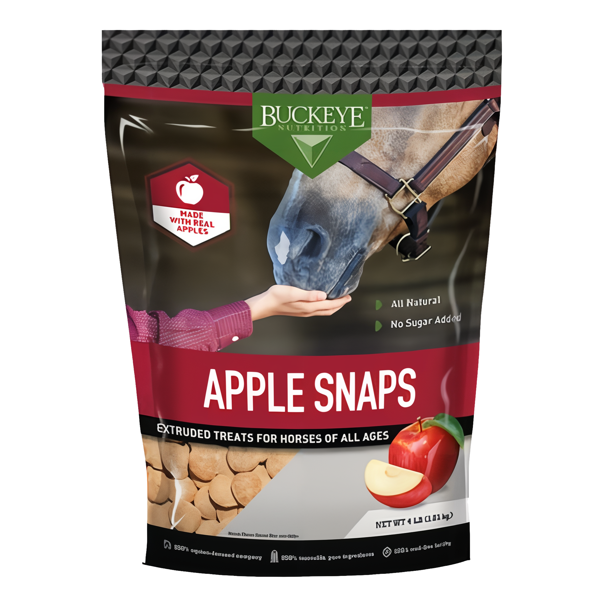 Buckeye Nutrition Horse Tack Digestible Healthy Apple Treats