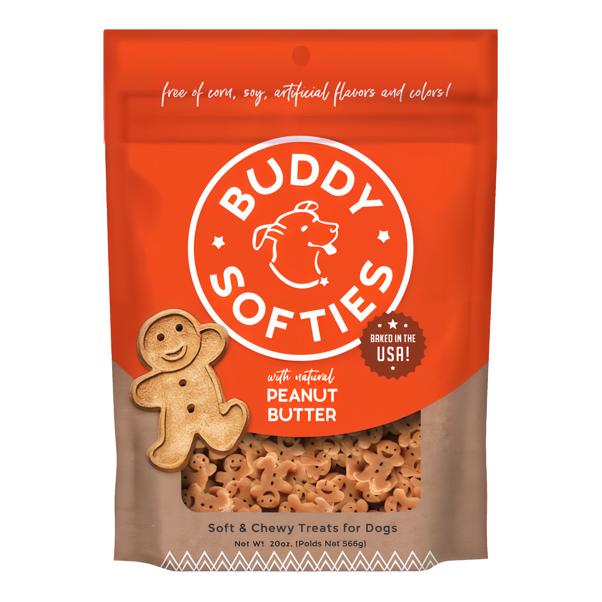 Buddy Biscuits Peanut Butter Soft and Chewy Dog Treats