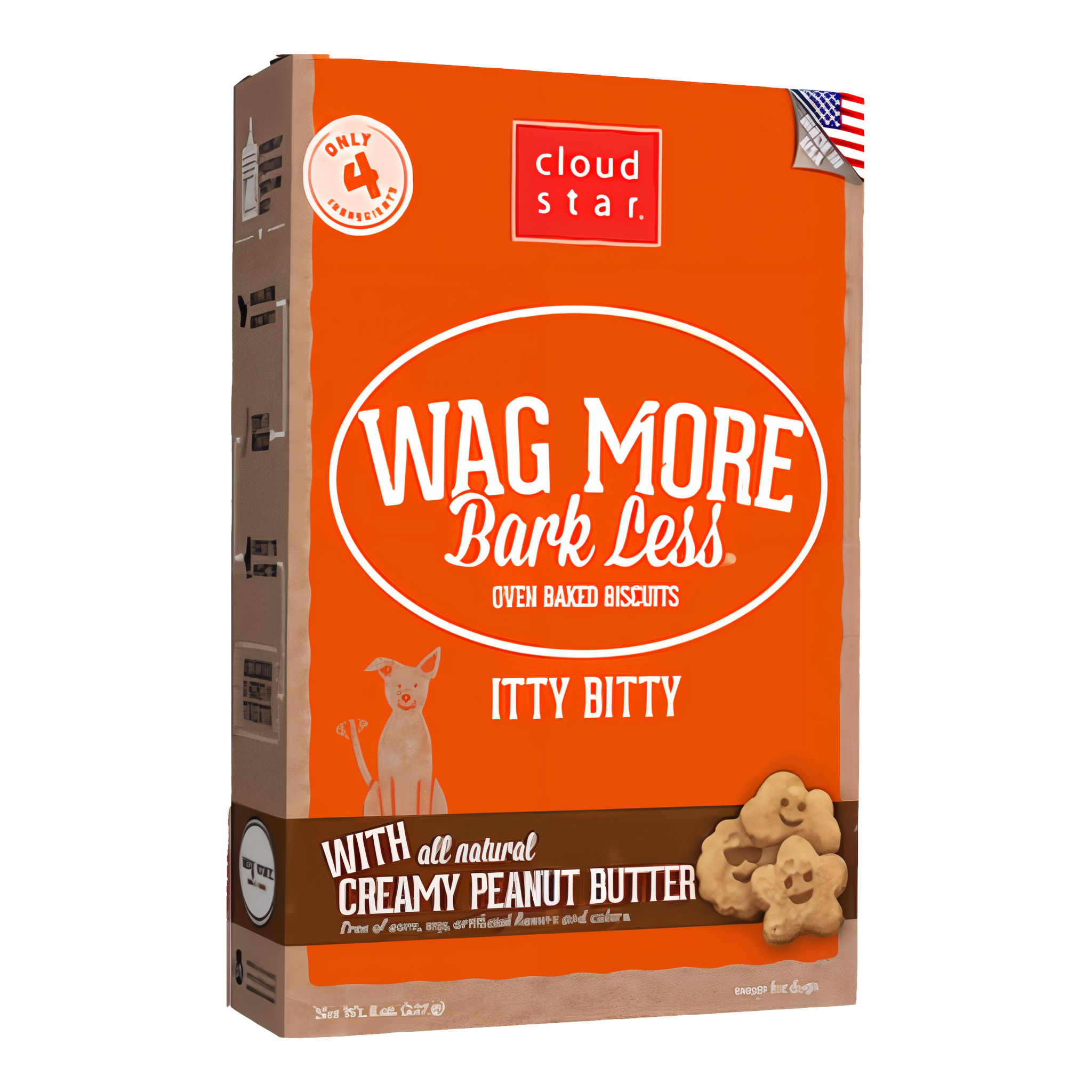 Buddy Biscuits Teeny Peanut Butter Dry Crunchy Dog Treats