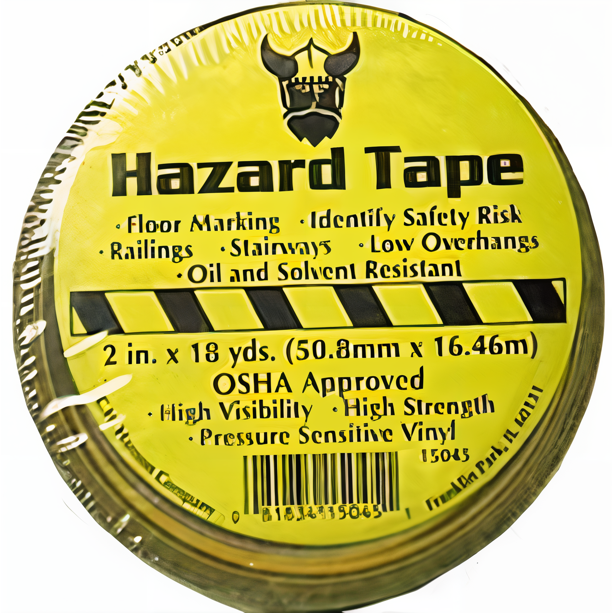 CH Hanson Black and Yellow Aisle Marking Tape