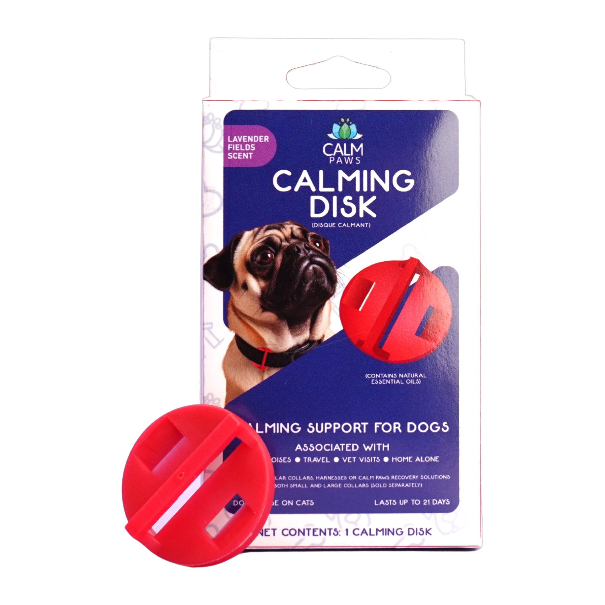 Calm Paws Calming Disk Medallion for Dogs