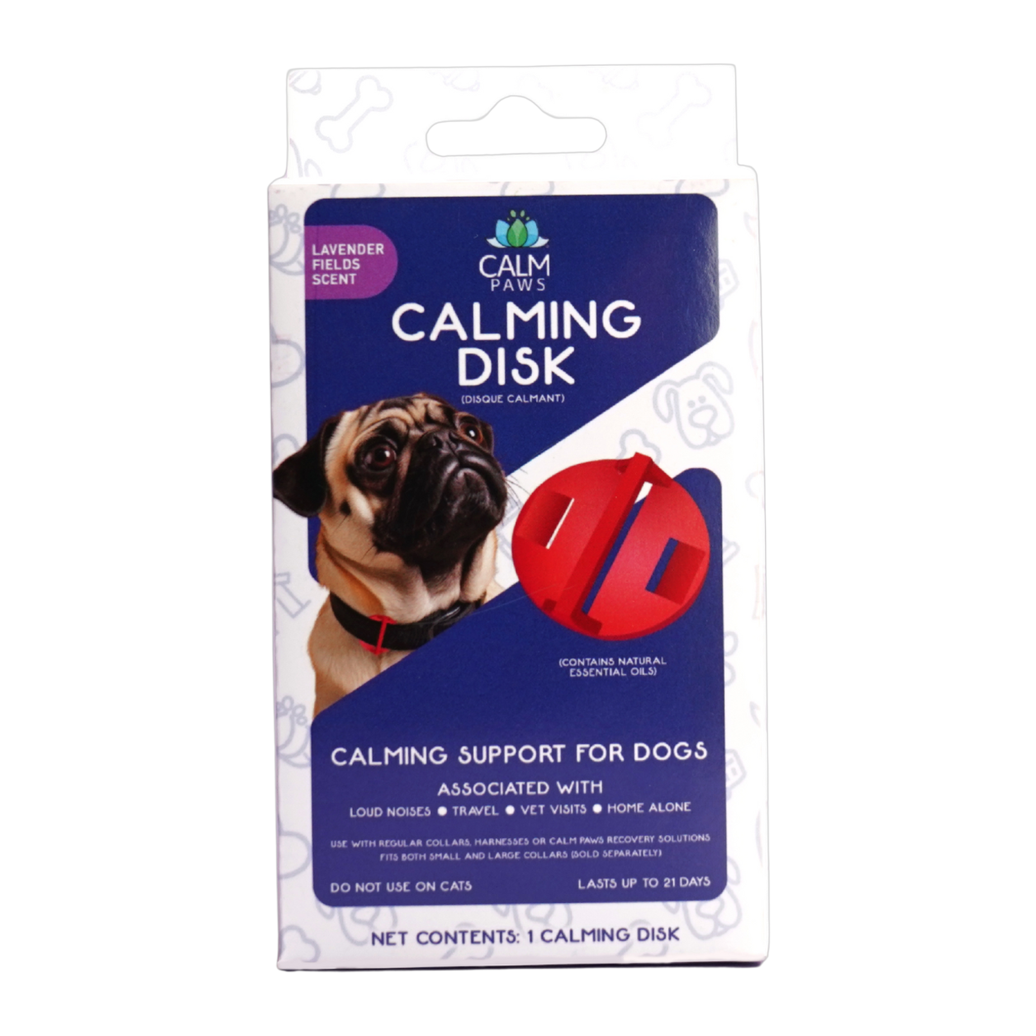 Calm Paws Calming Disk Medallion for Dogs
