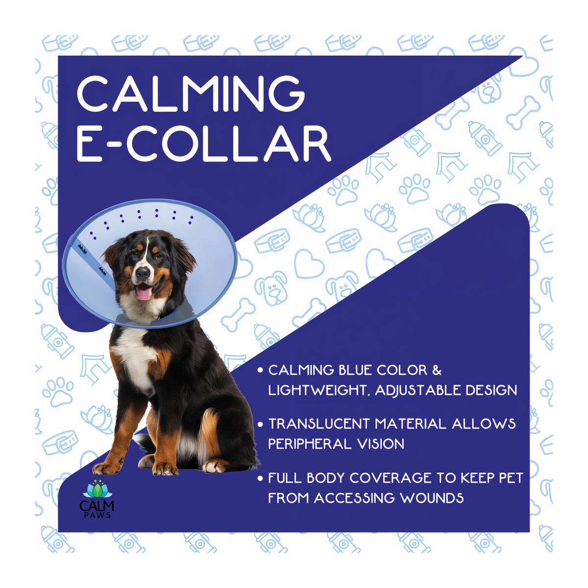 Calm Paws Calming E-Collar for Dogs