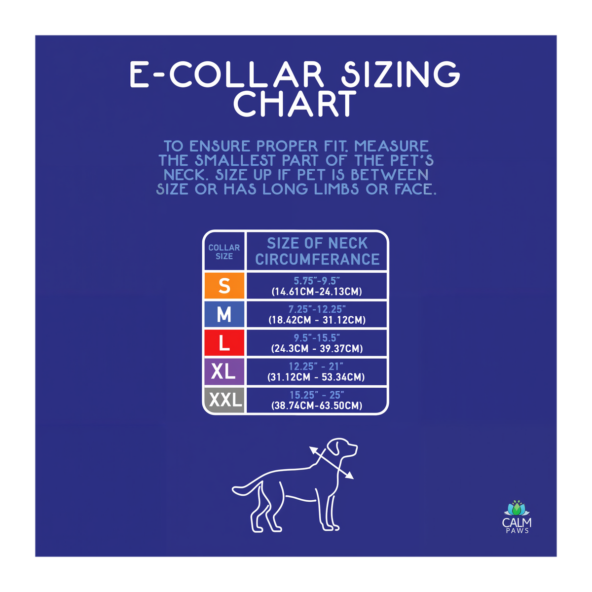 Calm Paws Calming E-Collar for Dogs