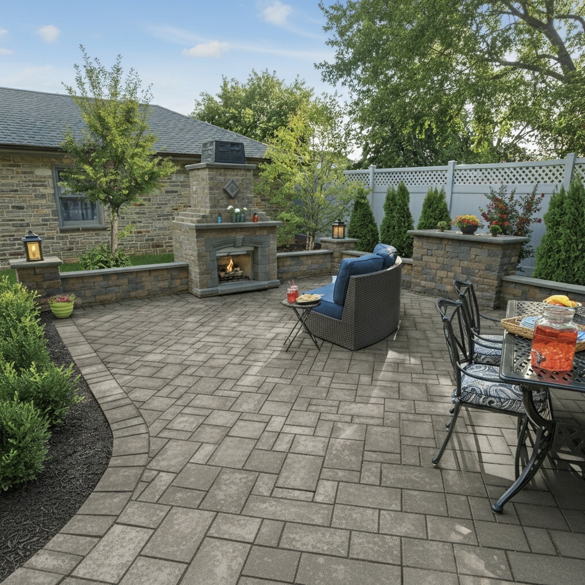 Crusader Ledgestone Permeable Smooth 3-Pc. Design Kit - Hero