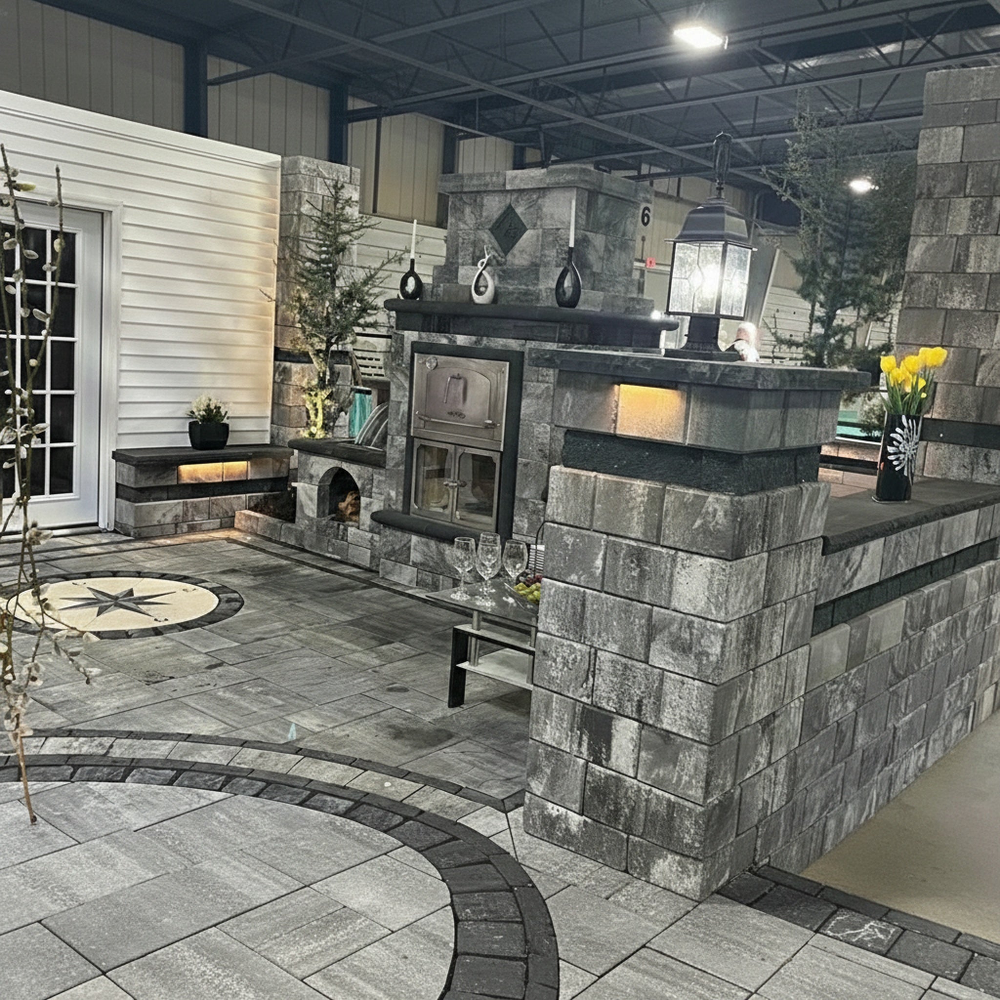 Omega SMOOTH 6" Wall - Lifestyle 1 #Onyx Natural#Sq Ft