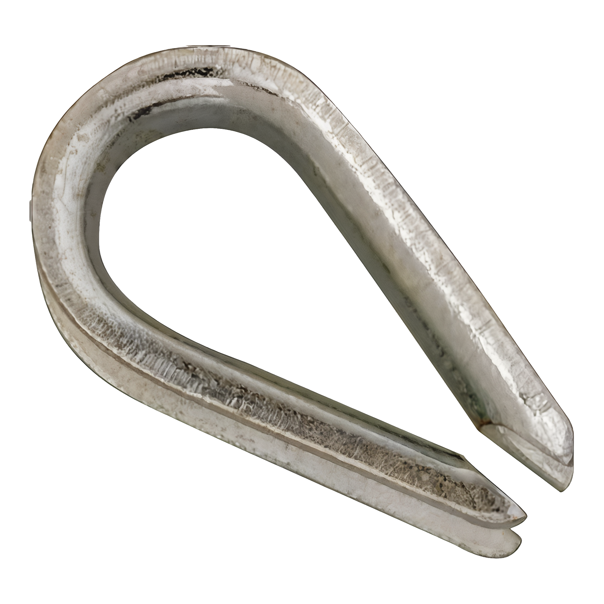 Campbell Galvanized Zinc Wire Rope Thimble, 1/4 inch size.