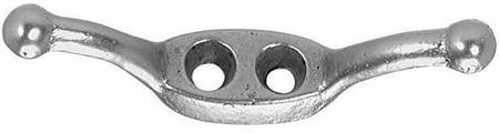 Campbell Nickel-Plated Nickel Rope Cleat