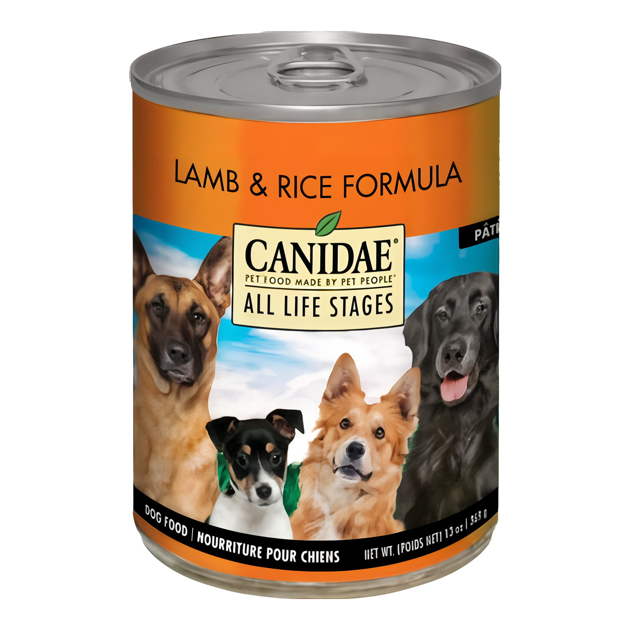 Canidae All Life Stages Lamb & Rice Wet Dog Food in 13 oz can
