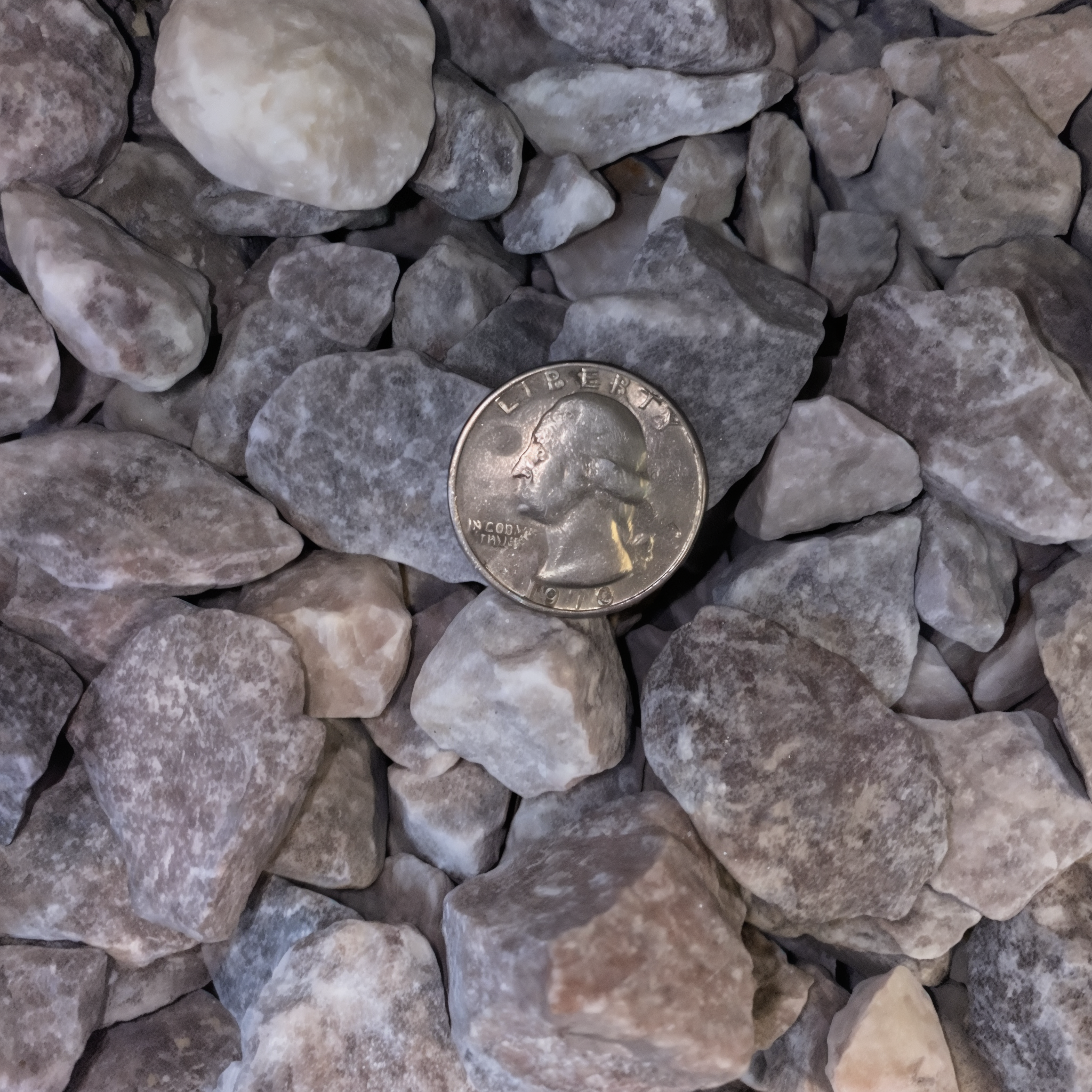 Carnation Pink Stone, 3/4 inch aggregate sold by the ton