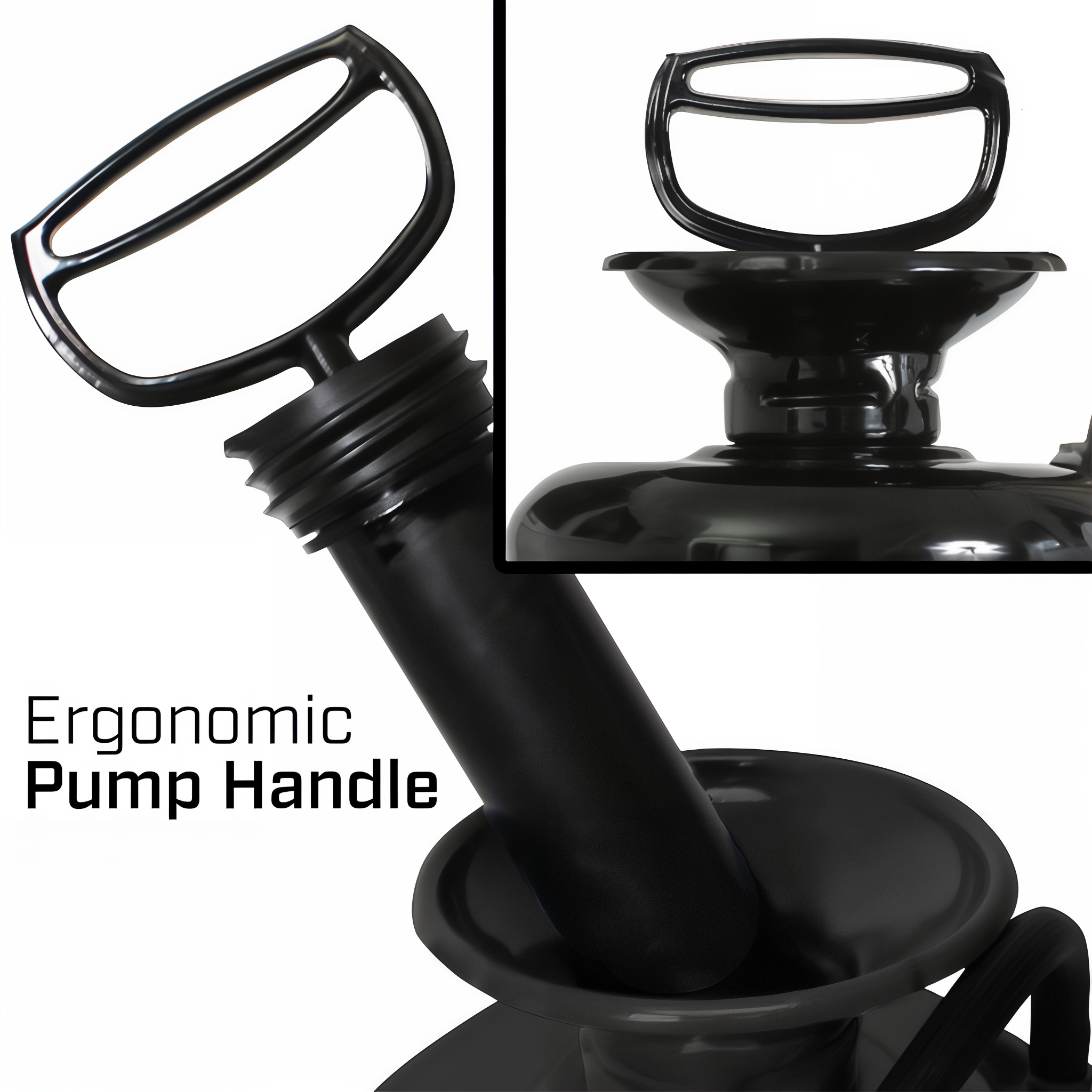 Chapin 1449 Industrial Concrete Sprayer — ergonomic pump handle for comfortable pressurization
