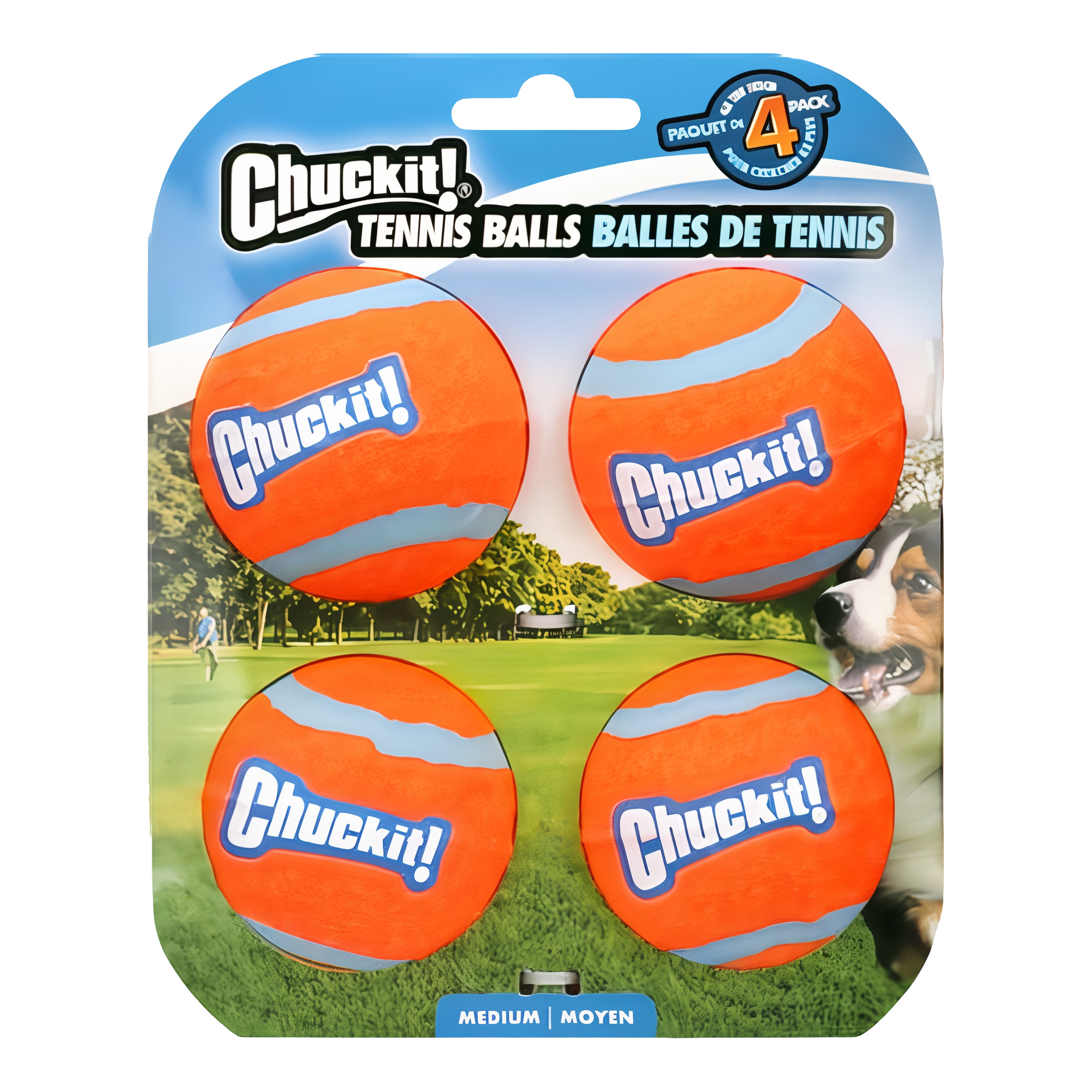 Chuckit! Durable Rubber Tennis Ball Dog Toy