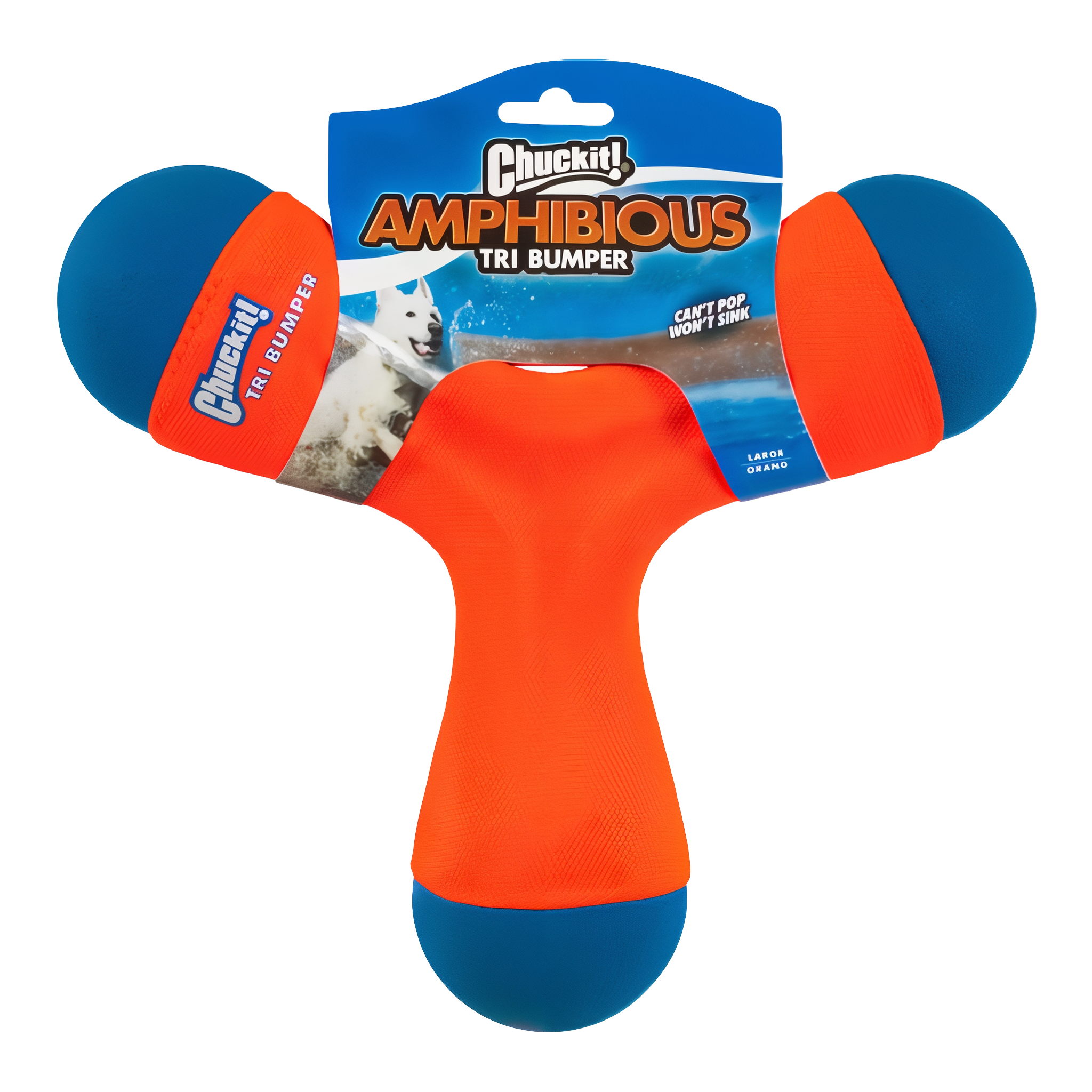 Chuckit! Tri-Bumper Tumble Fetch Interactive Dog Toy